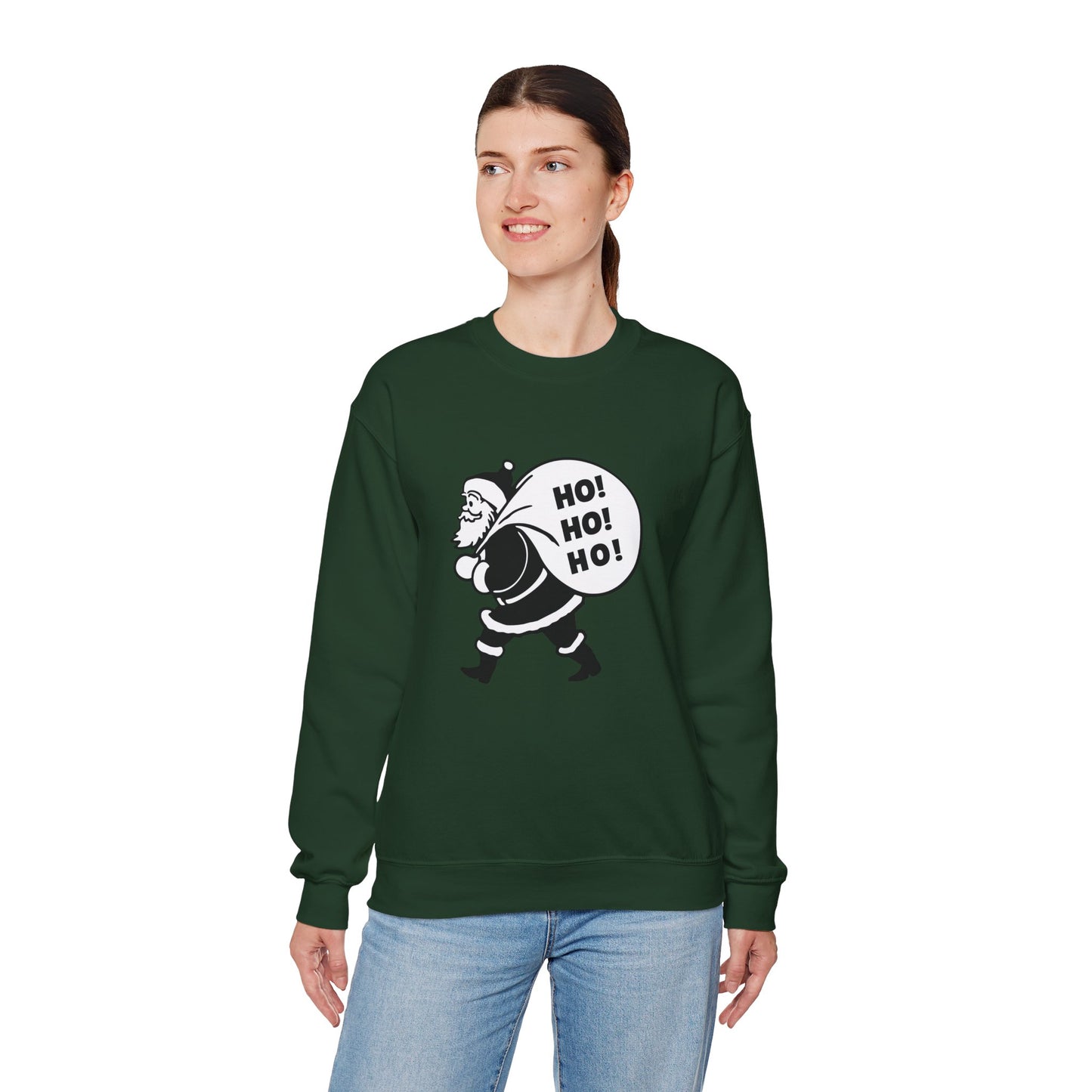 Santa, Ho HO Ho! - Unisex Heavy Blend™ Crewneck Sweatshirt