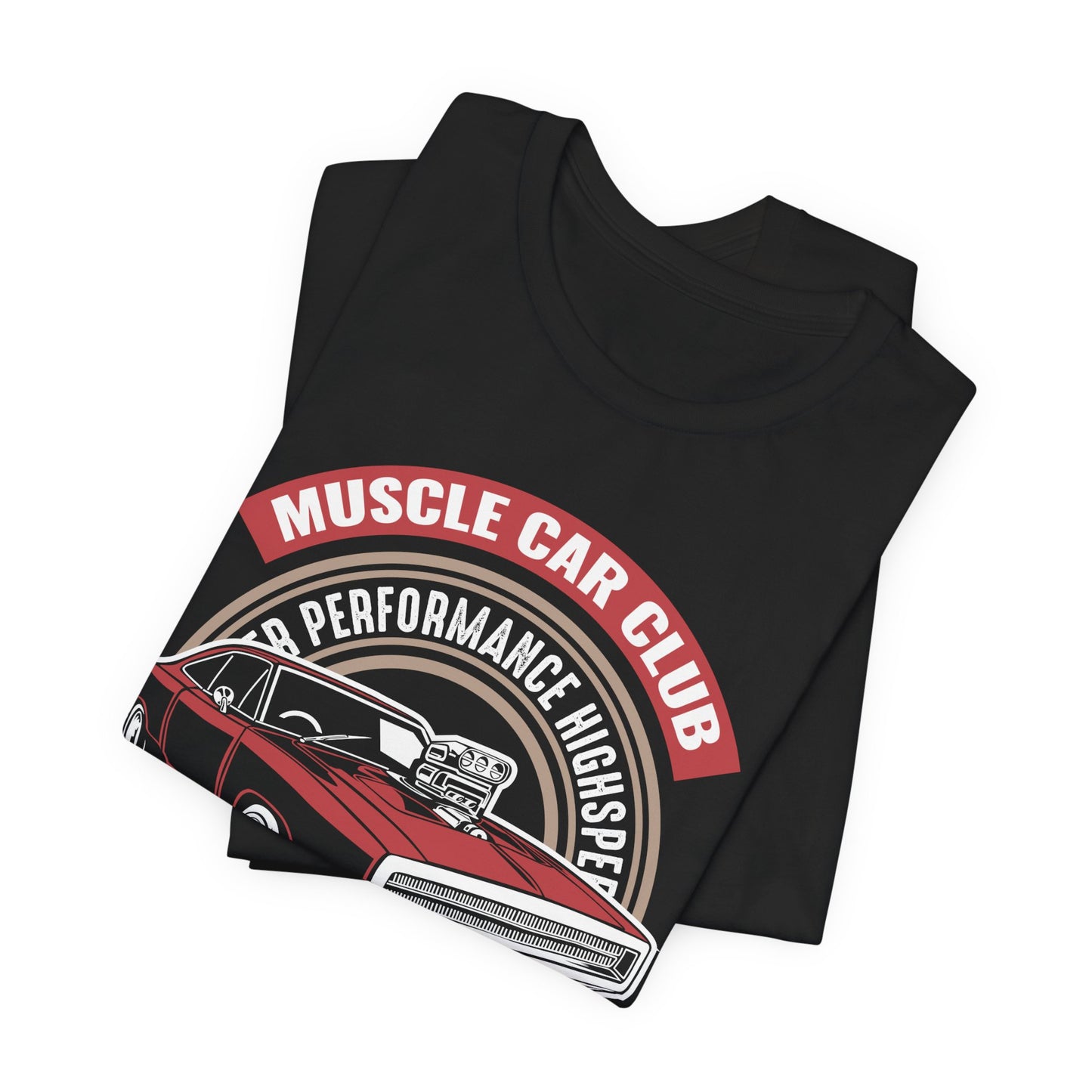 Muscle Car Club, Fully Custom Engine - Unisex Jersey Short Sleeve Tee - 12956