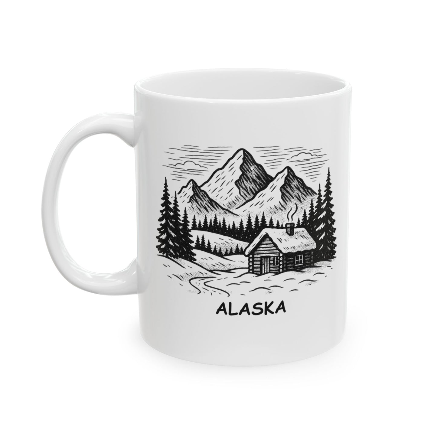 "Alaska: Where every other state is jealous of our snow." Ceramic Mug - 13051