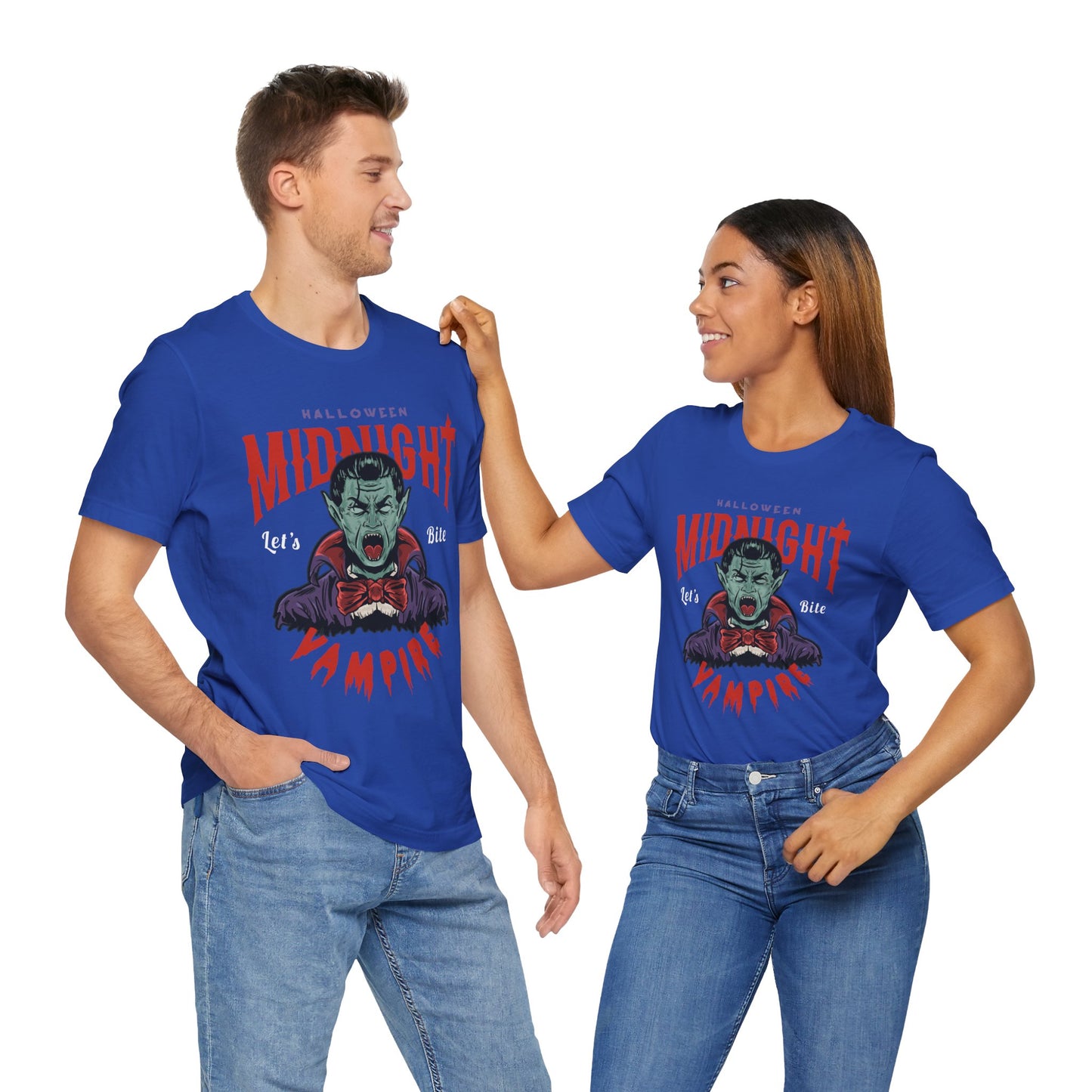 Halloween Midnight, Let's Bite Vampire - Unisex Jersey Short Sleeve Tee - 12937