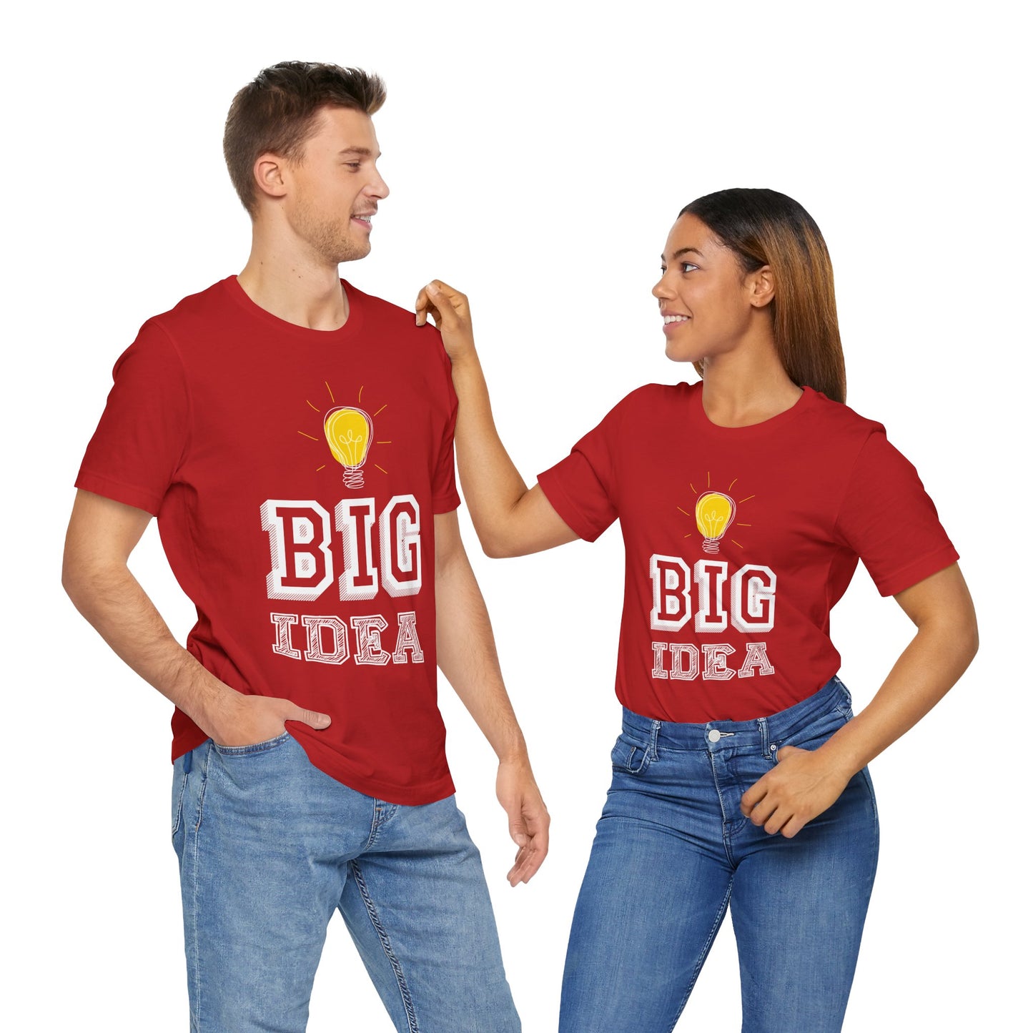 Motivational: Big Idea - Unisex Jersey Short Sleeve Tee - 12469