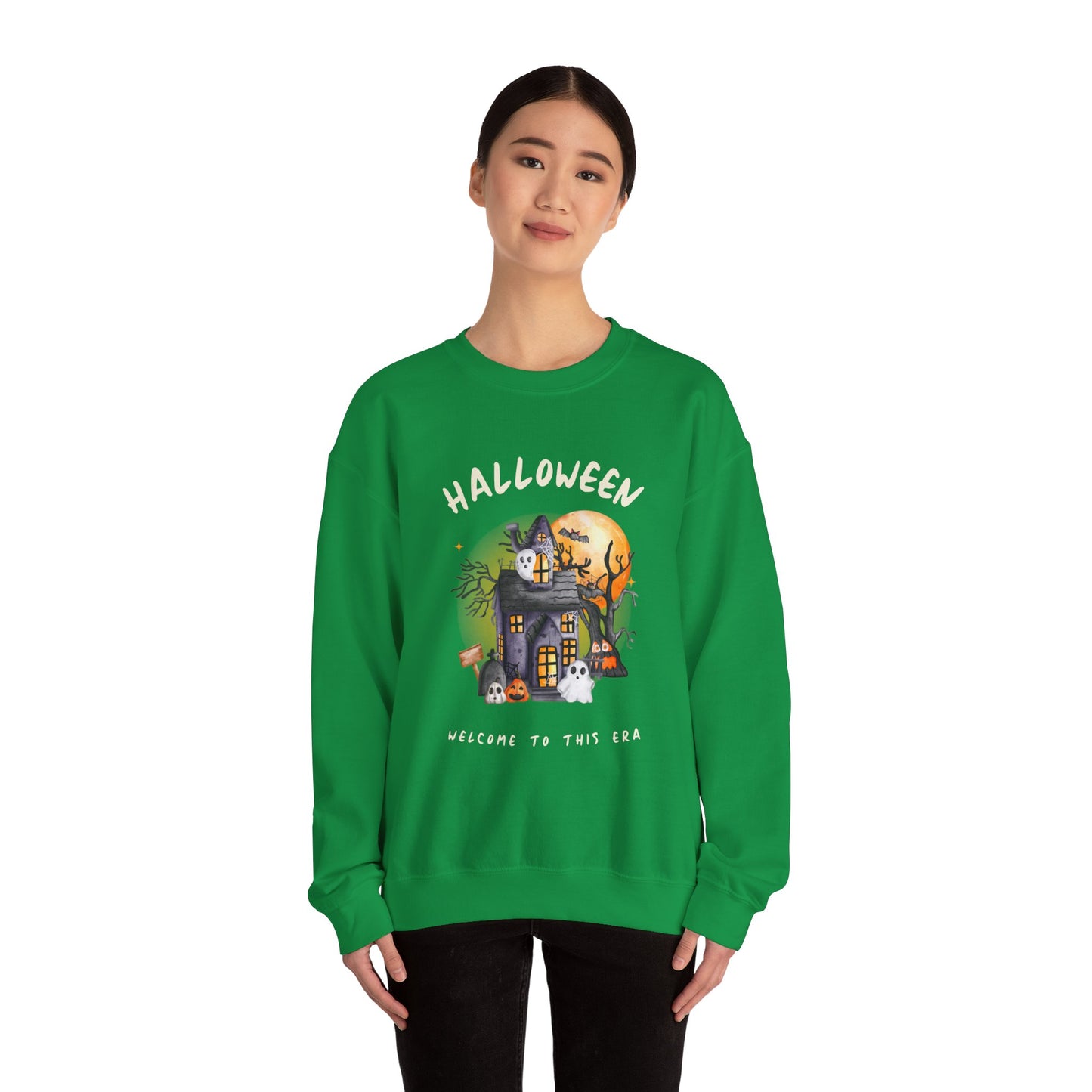 Halloween, Welcome to This Era - Unisex Heavy Blend™ Crewneck Sweatshirt