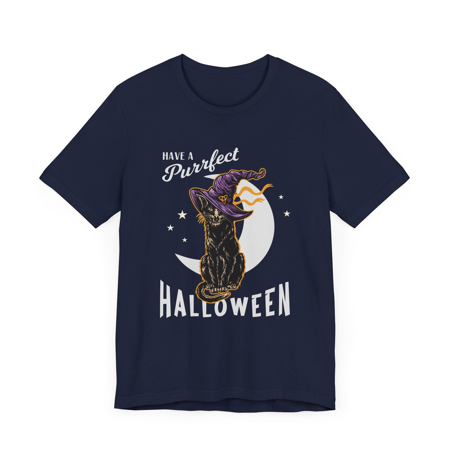Have A Purfect Halloween - Unisex Jersey Short Sleeve Tee - 12921
