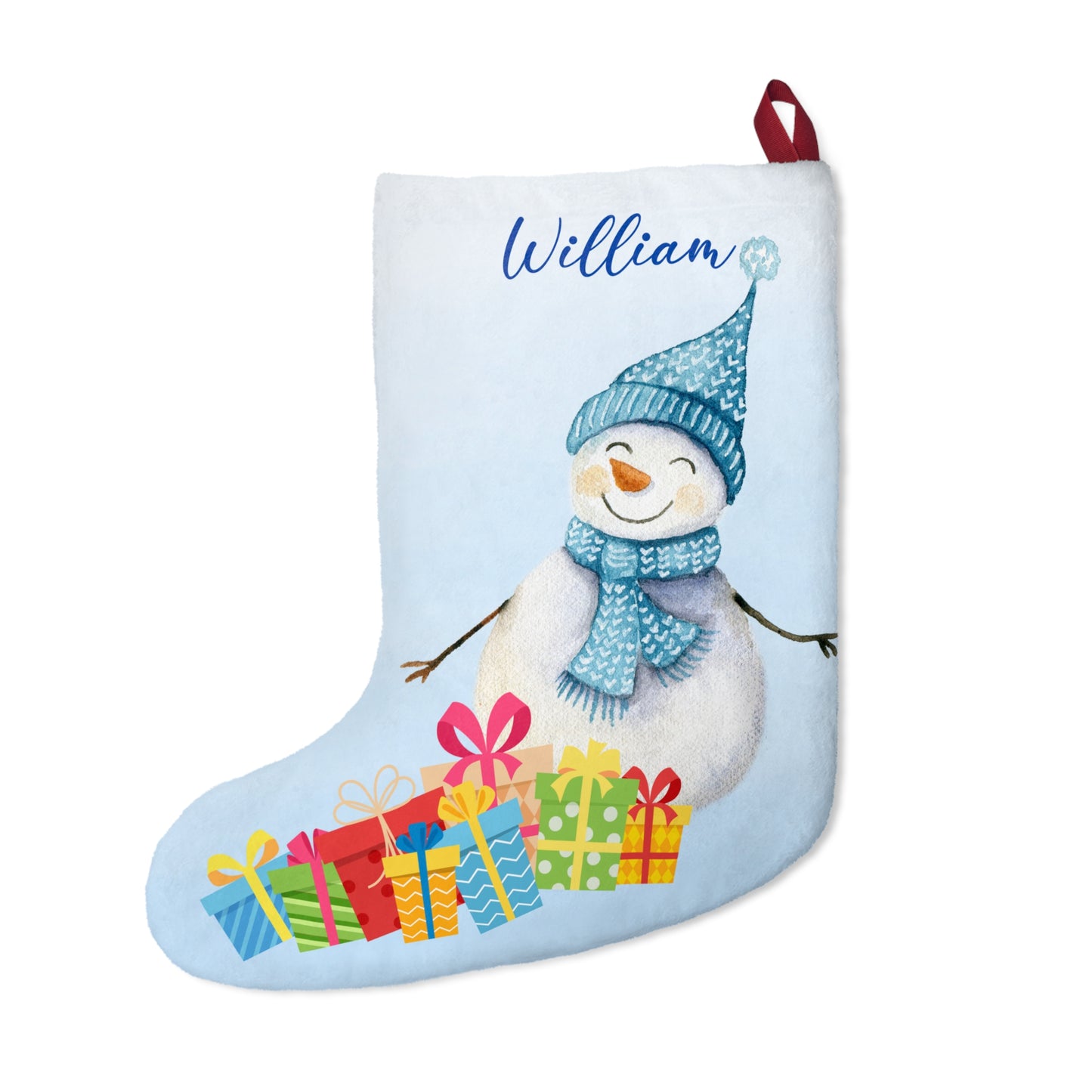 William, Baby Boy, Customizable - Christmas Stockings - 10105