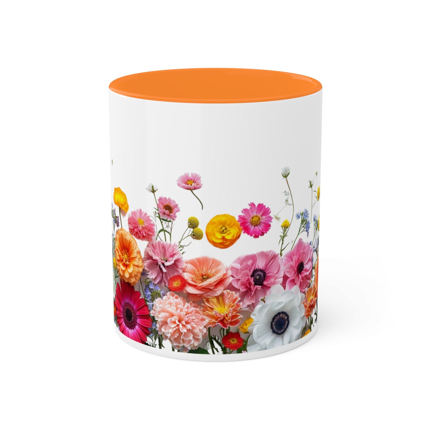 Bright Flowers - Colorful Mugs, 11oz