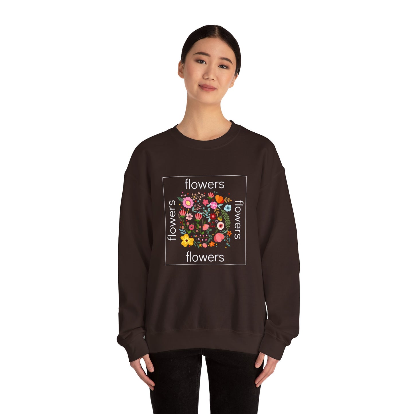 Flowers - Unisex Heavy Blend™ Crewneck Sweatshirt - 11685