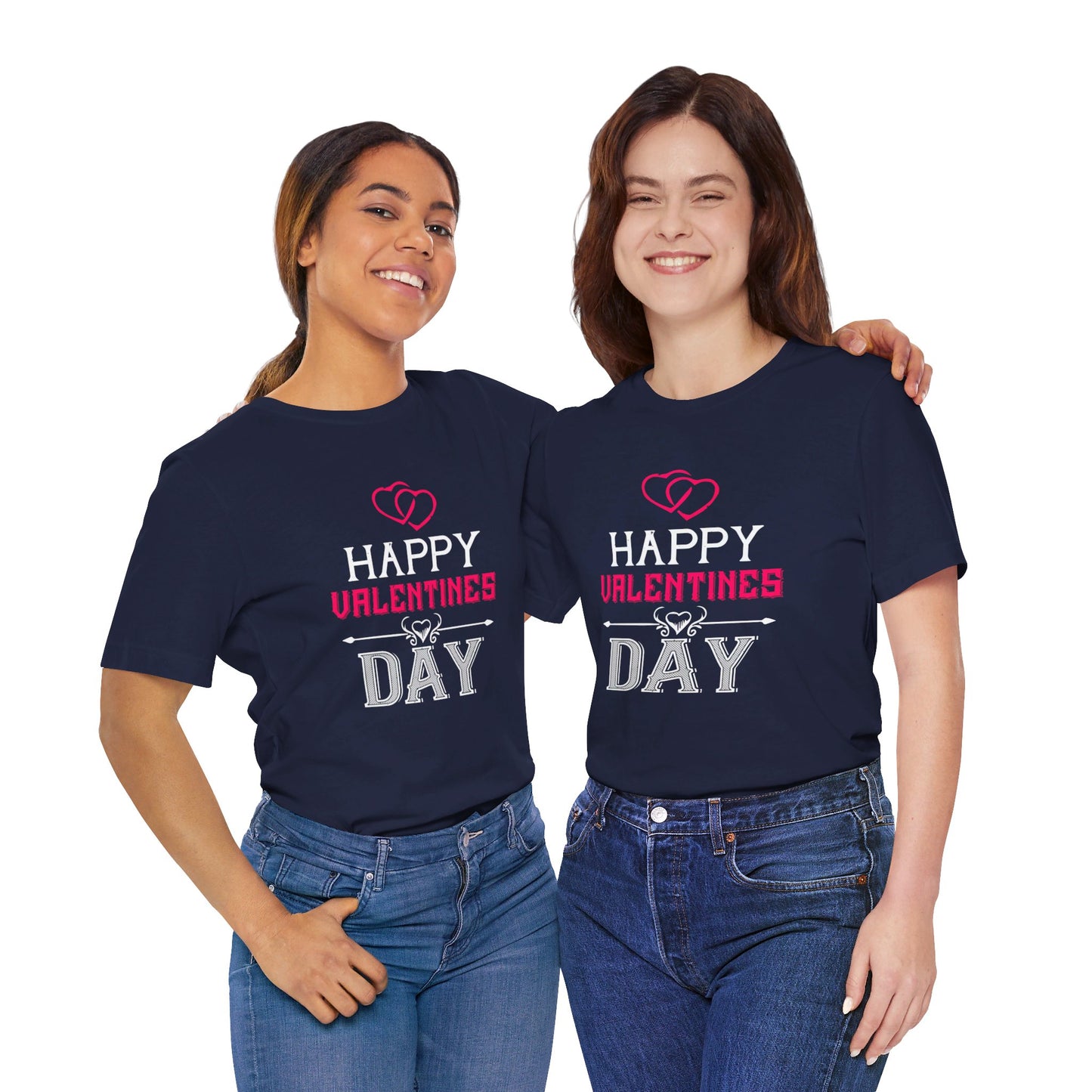 Happy Valentine’s Day - Unisex Jersey Short Sleeve Tee