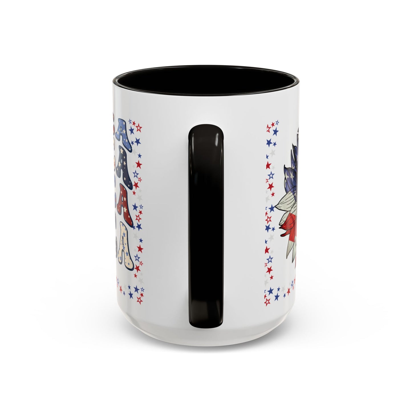 July 4, Red & Blue, Colorful Mugs, 11oz - 10590