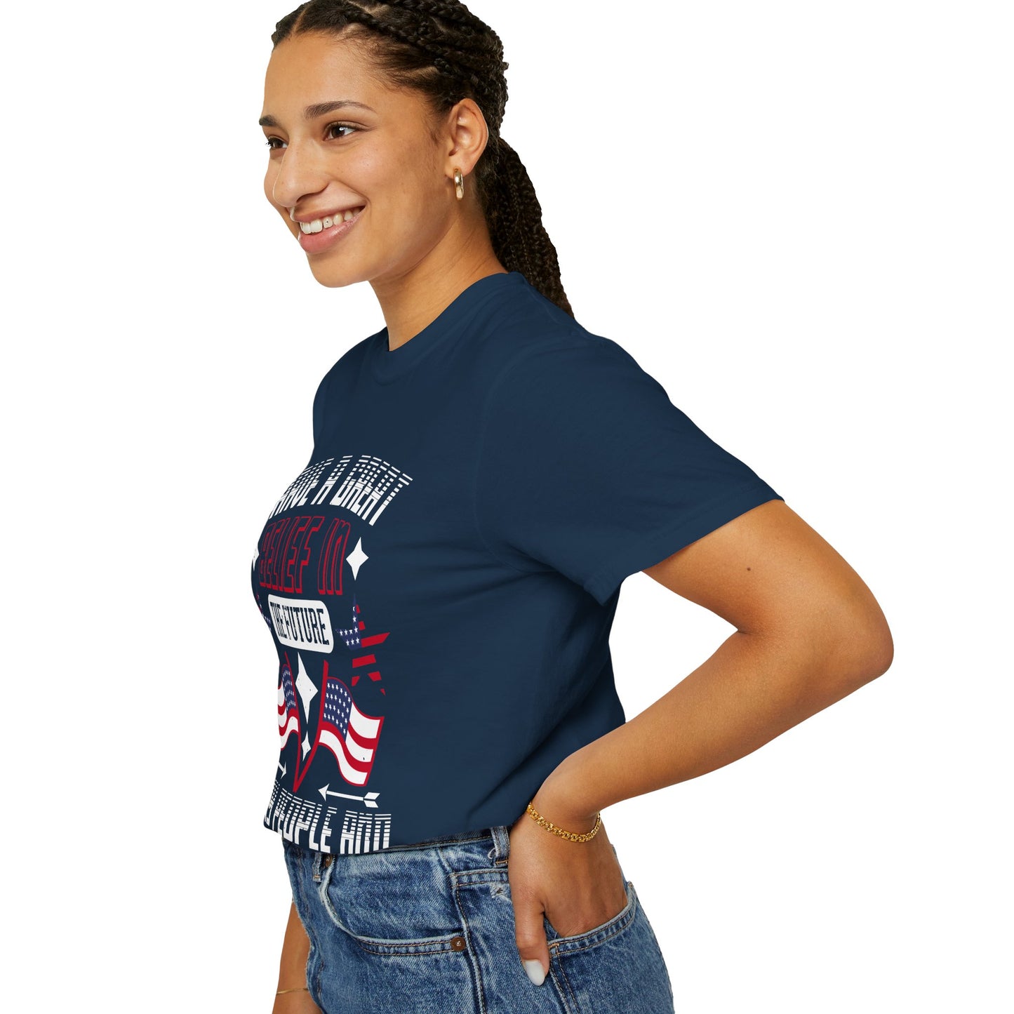 "I have a great belief in the future of my people and my country" Garment-Dyed T-shirt - 13821