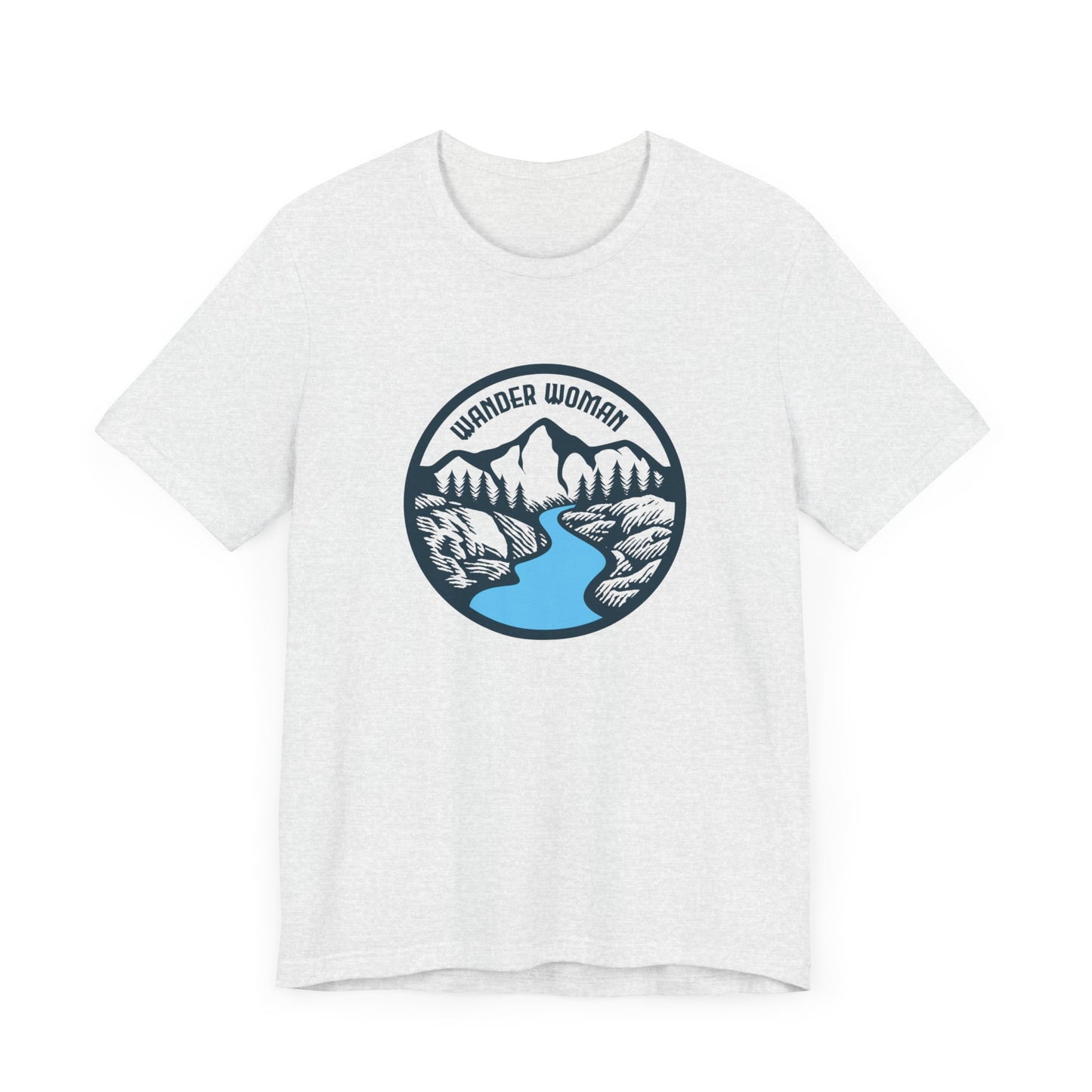 Camping: Wander Woman - Unisex Jersey Short Sleeve Tee