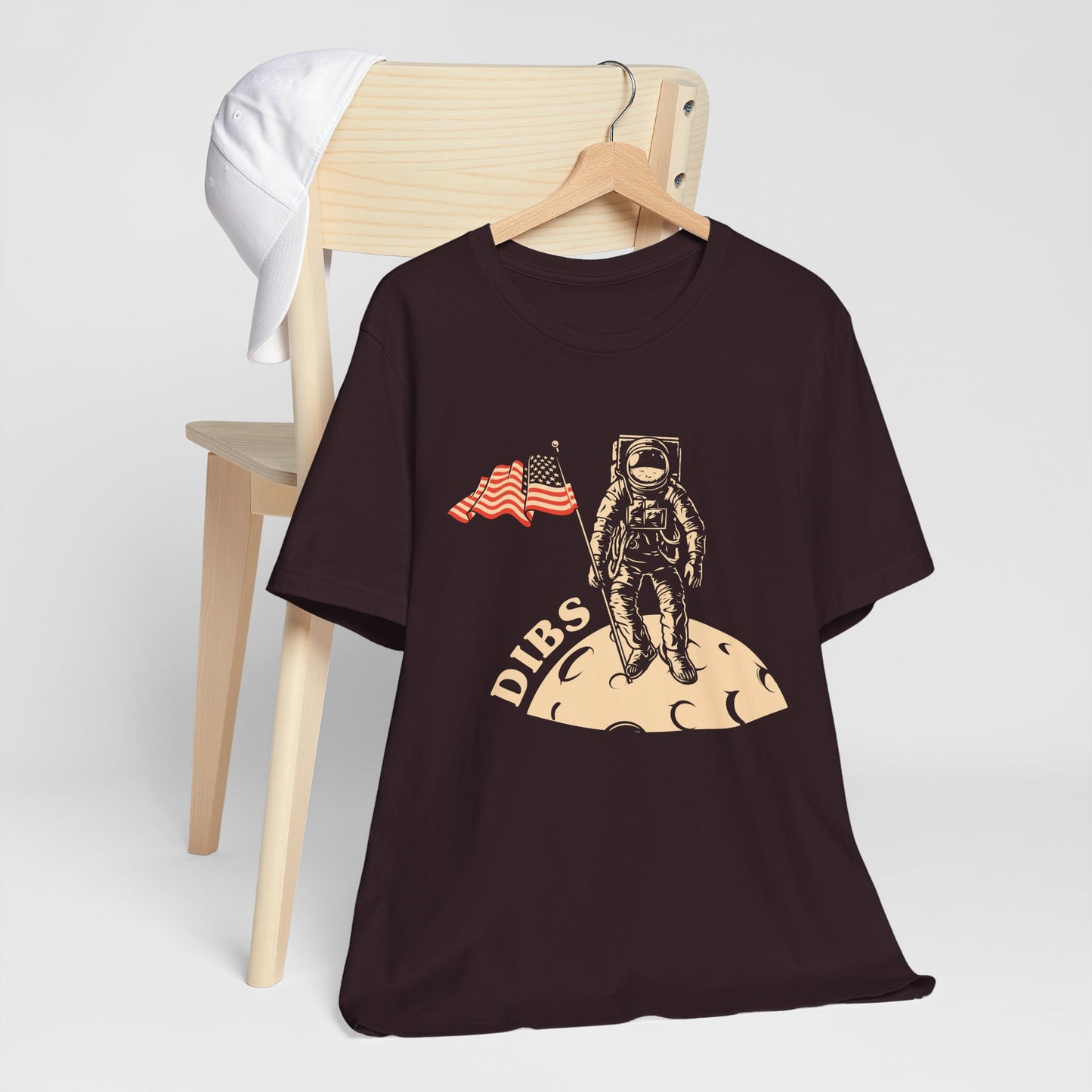 US, July 4th,  Astronaut Adventure Tee - DIBS on the Moon, Space Lover Shirt,  Unisex Astronaut Tee - 13737