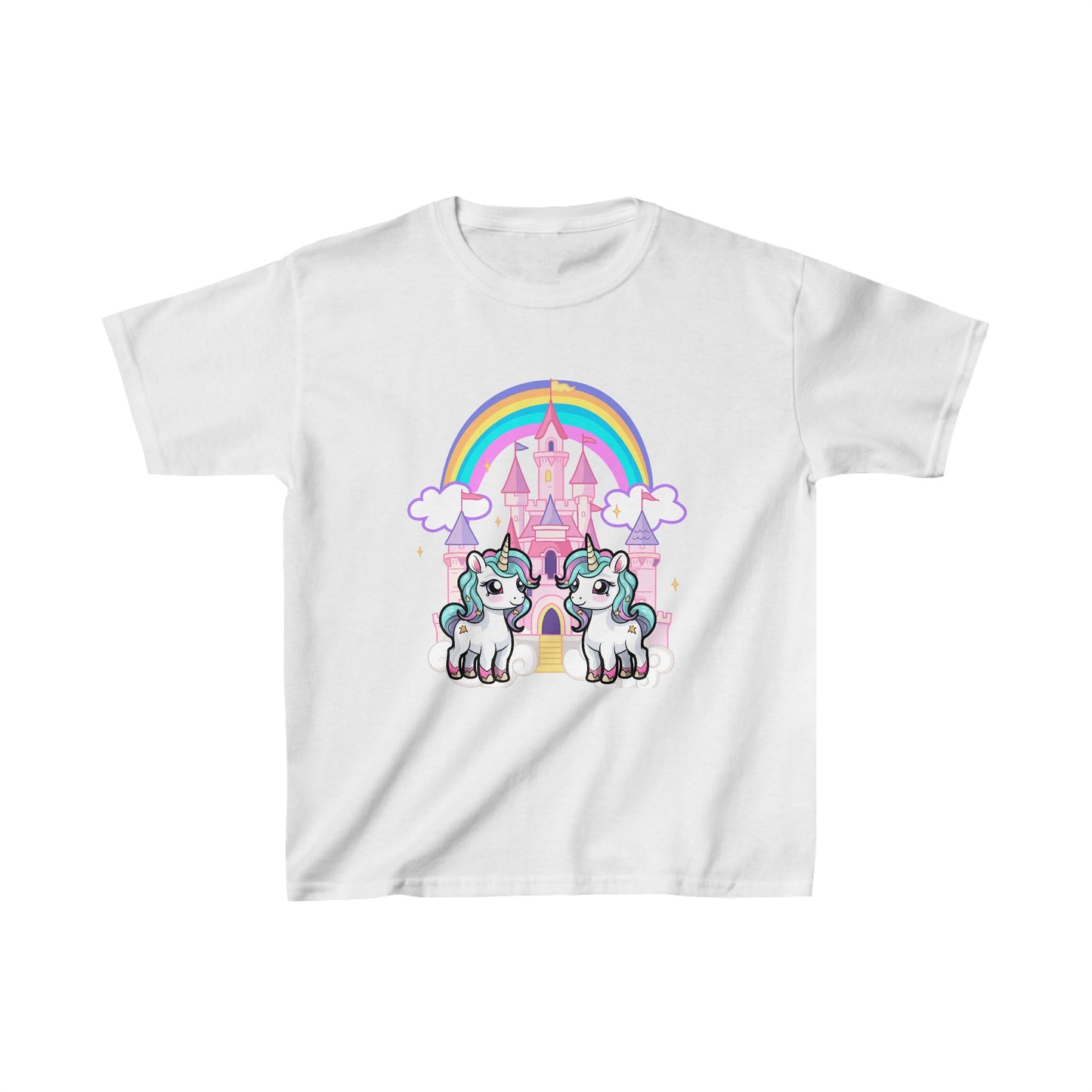 Unicorns: The Stars of Fairy Tales - Kids Heavy Cotton™ Tee