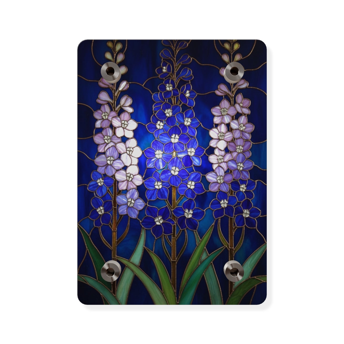 Larkspur Floral Acrylic Wall Art — 14605