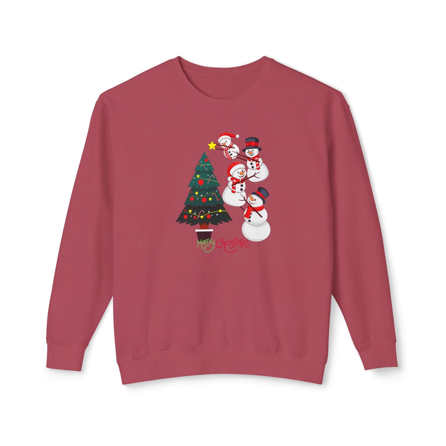 Snowmen - Unisex Lightweight Crewneck Sweatshirt - 10008