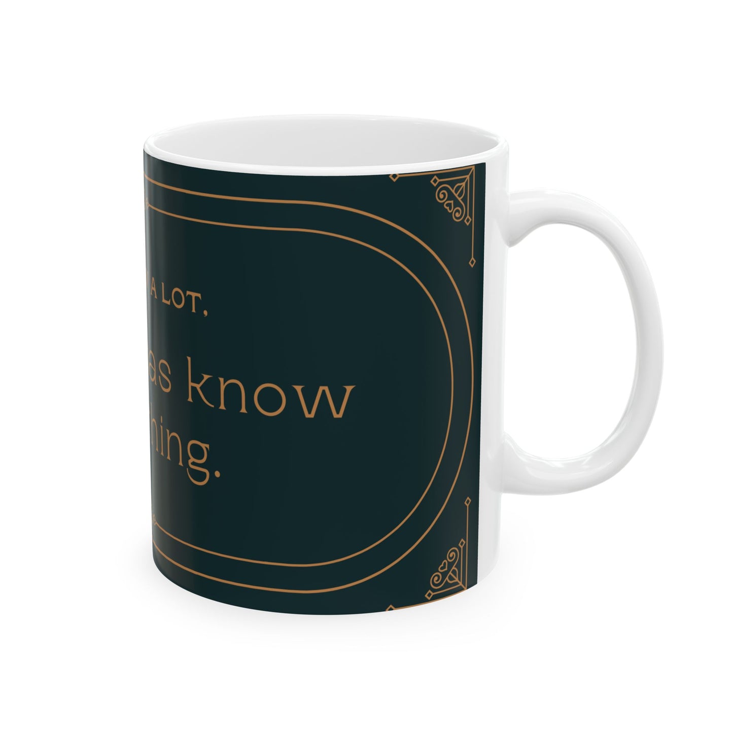 Grandpas Know Everything Ceramic Mug | Perfect Gift for Dads, Father's Day, Birthdays, Coffee Lovers, Funny Mugs - 14067