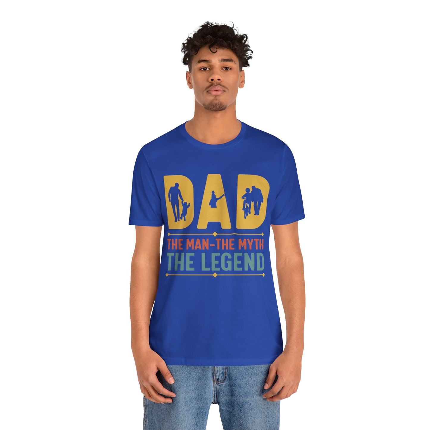 Dad, The Man, The Myth, The Legend - Unisex Jersey Short Sleeve Tee - 13728