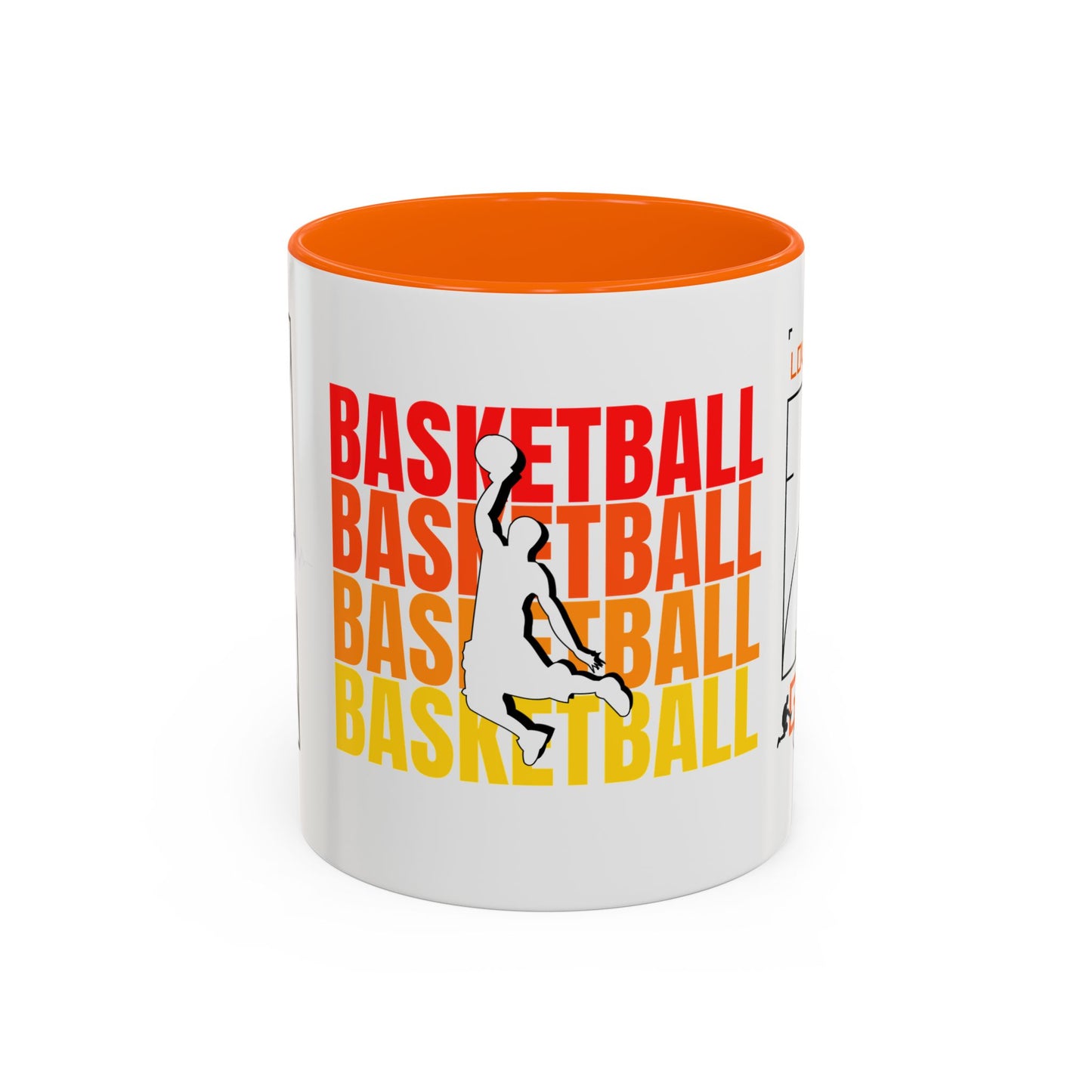 Basketball - Accent Coffee Mug (11, 15oz) - 10715