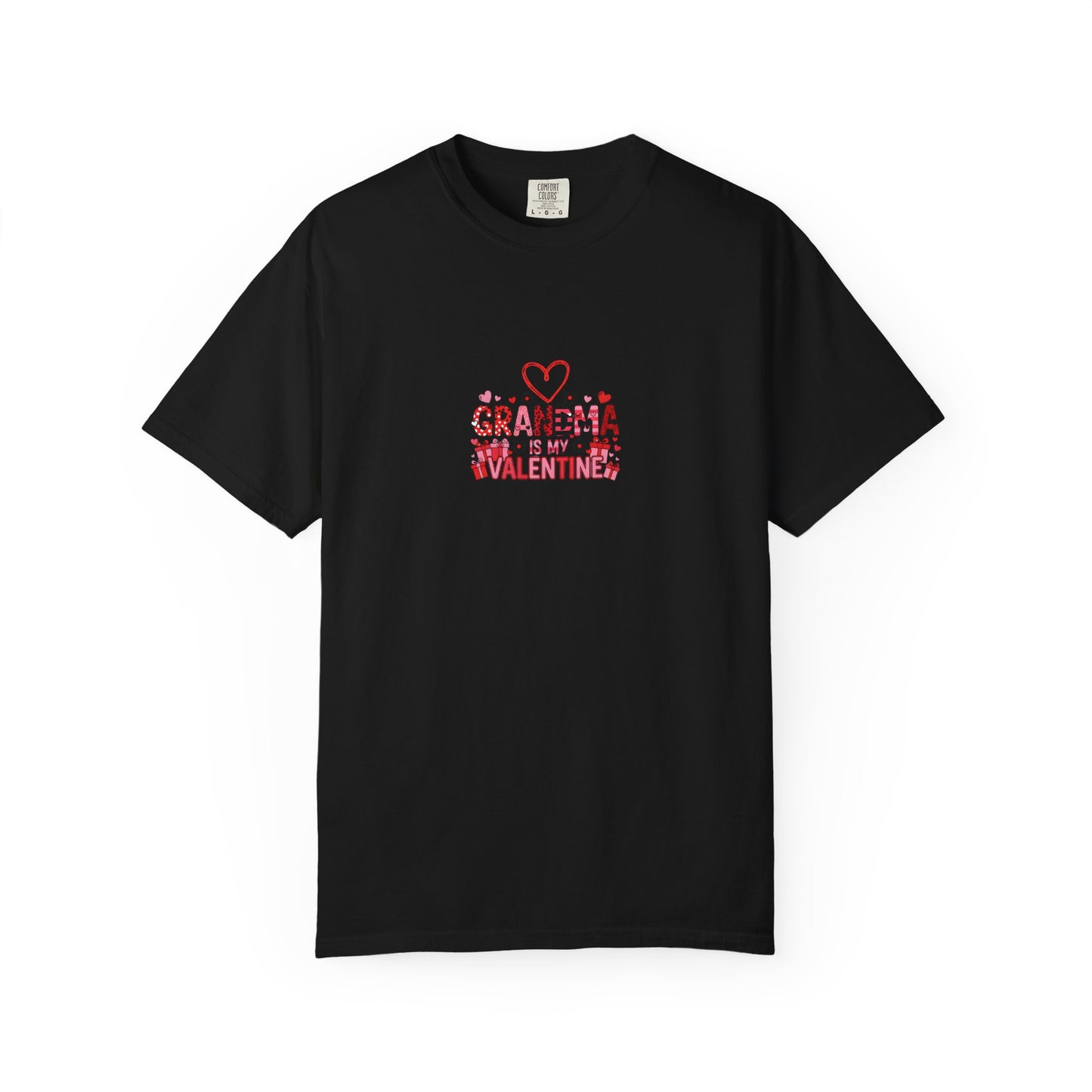 Grandma Is My Valentine – Cute Valentine Graphic T-Shirt  - 14735