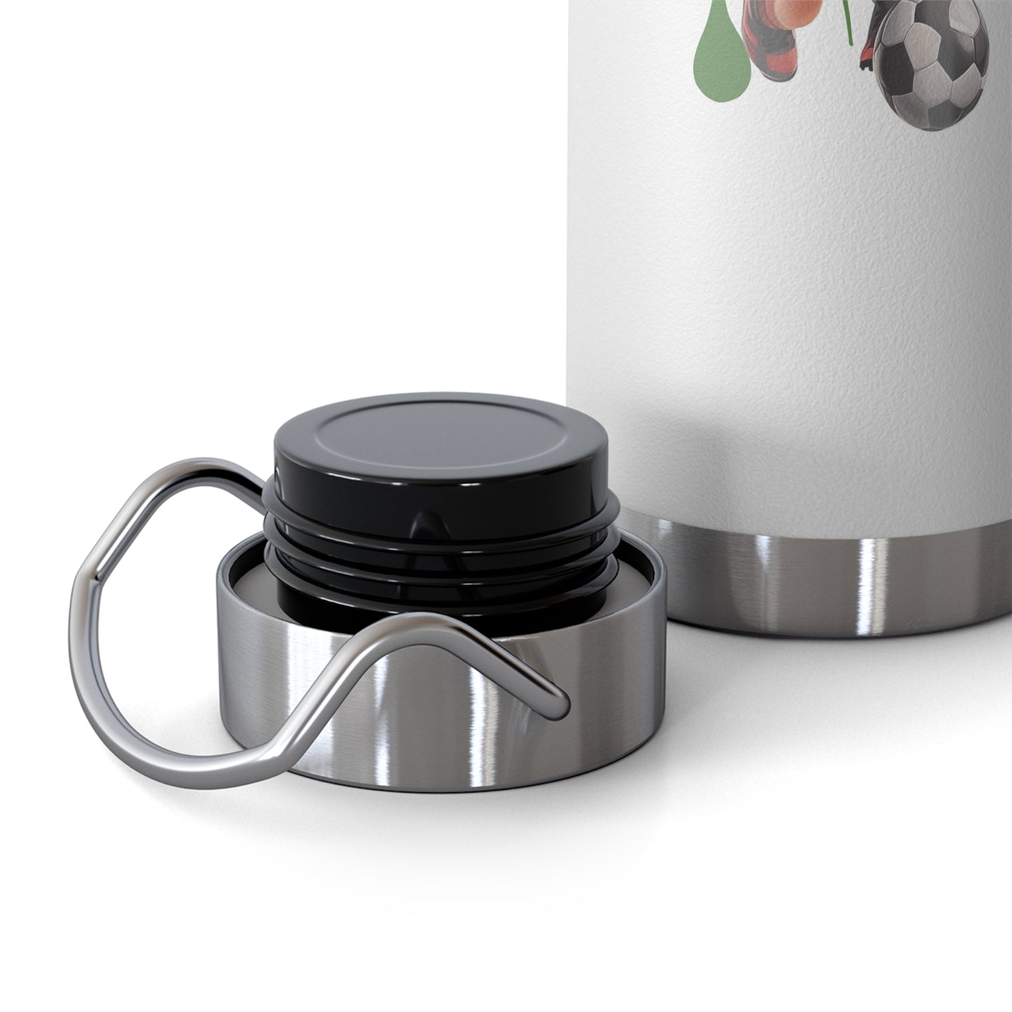 Kids: Soccer - Copper Vacuum Insulated Bottle, 22oz - 11433