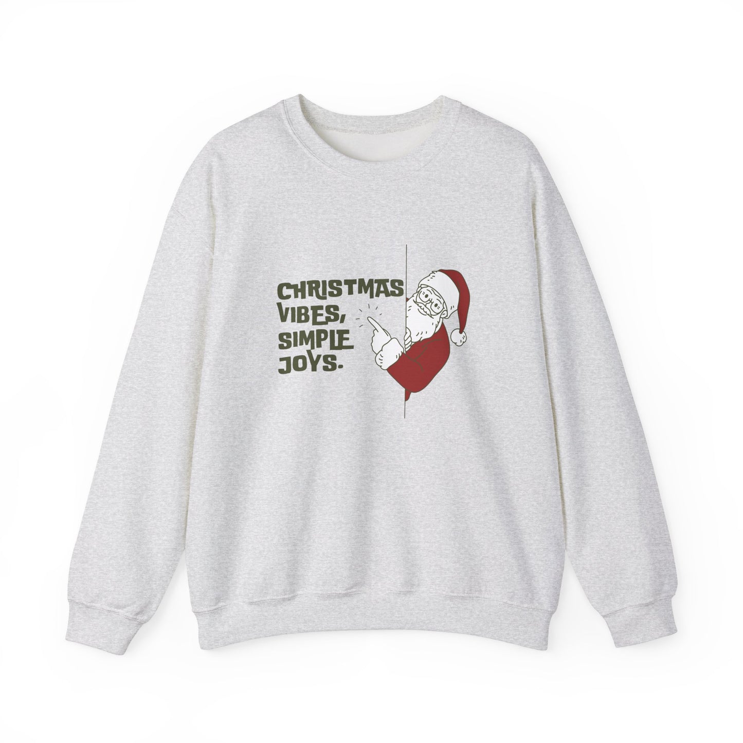 Christmas Vibes, Simple Joys - Unisex Heavy Blend™ Crewneck Sweatshirt