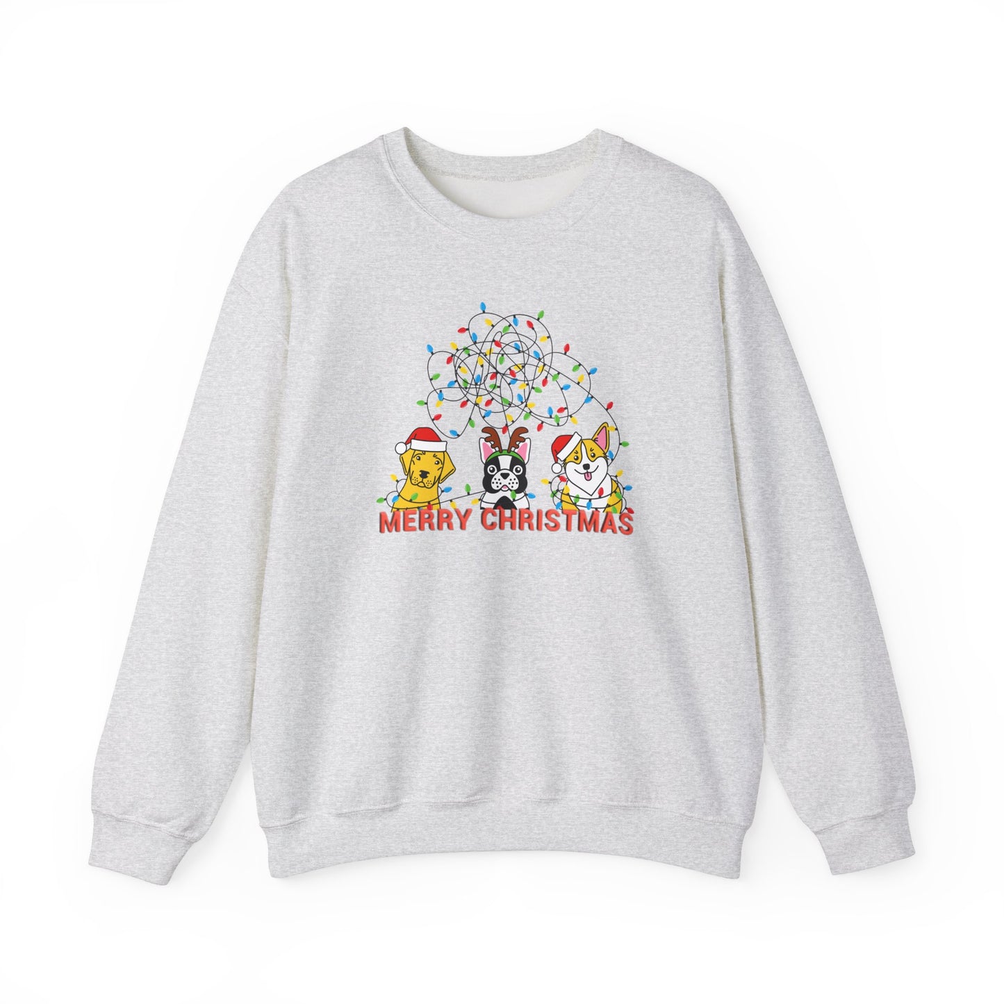 Dogs, Merry Christmas - Unisex Heavy Blend™ Crewneck Sweatshirt - 10175