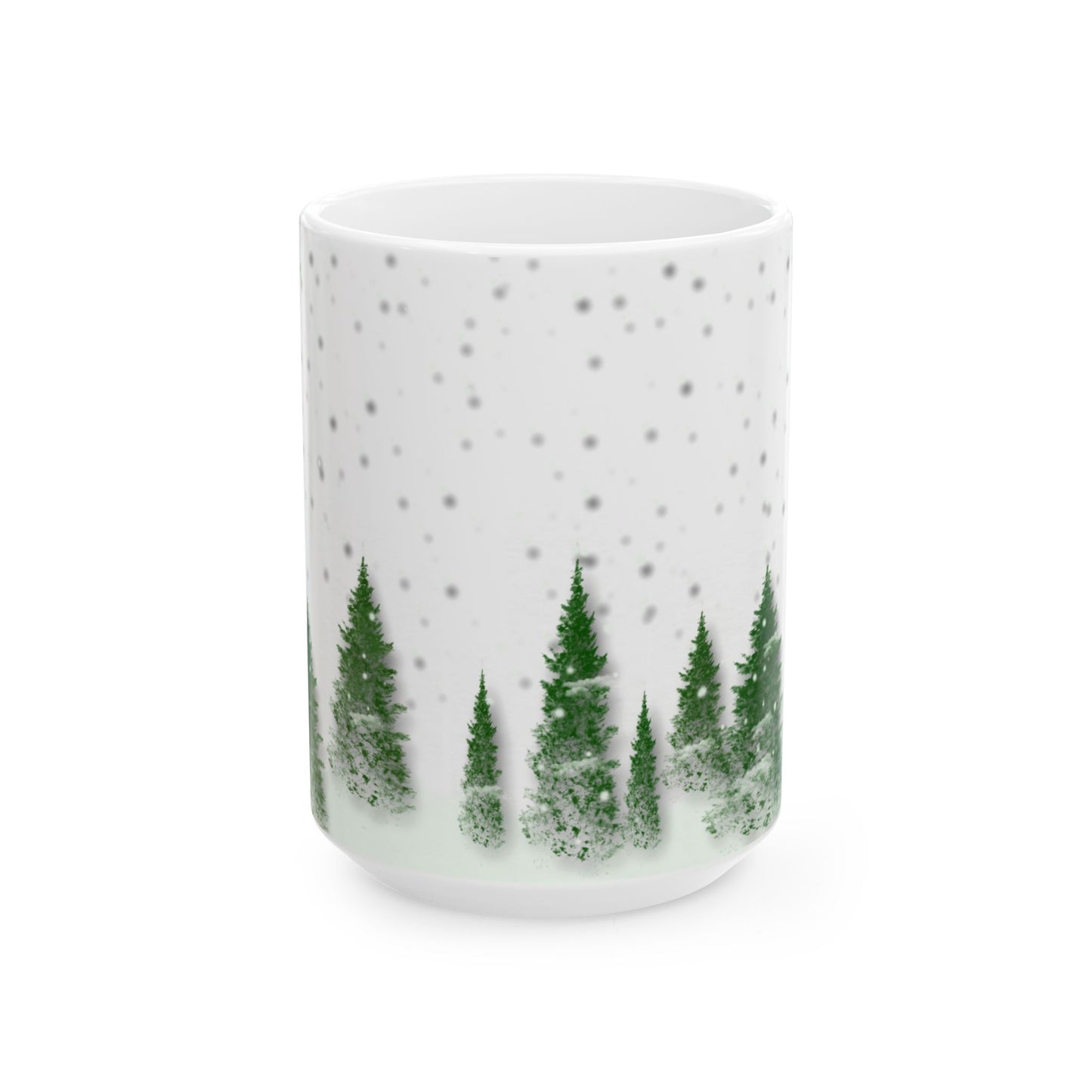 Winter, Forest - Ceramic Mug, (11oz, 15oz) - 10071