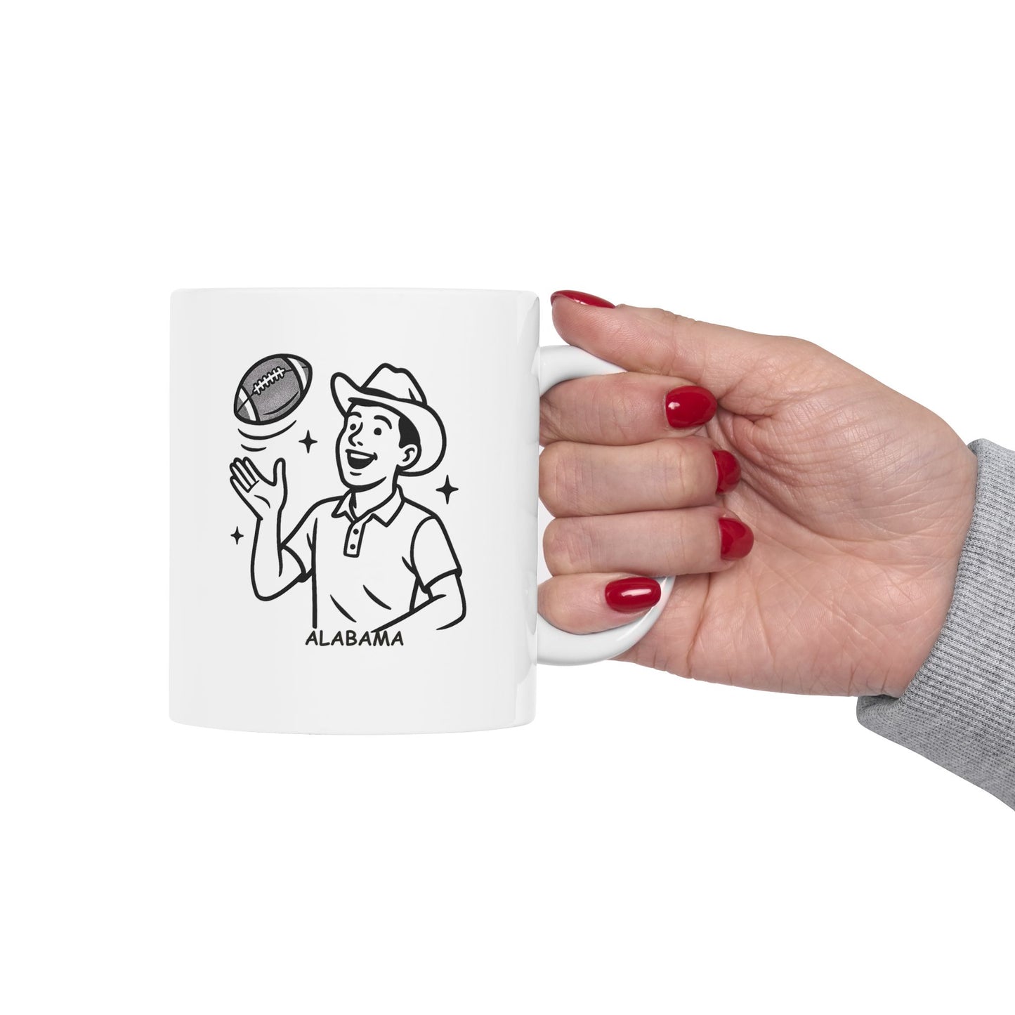 "Alabama: We put the ‘fun’ in ‘fundamentals’." Ceramic Mug - 11oz & 15oz - 12783