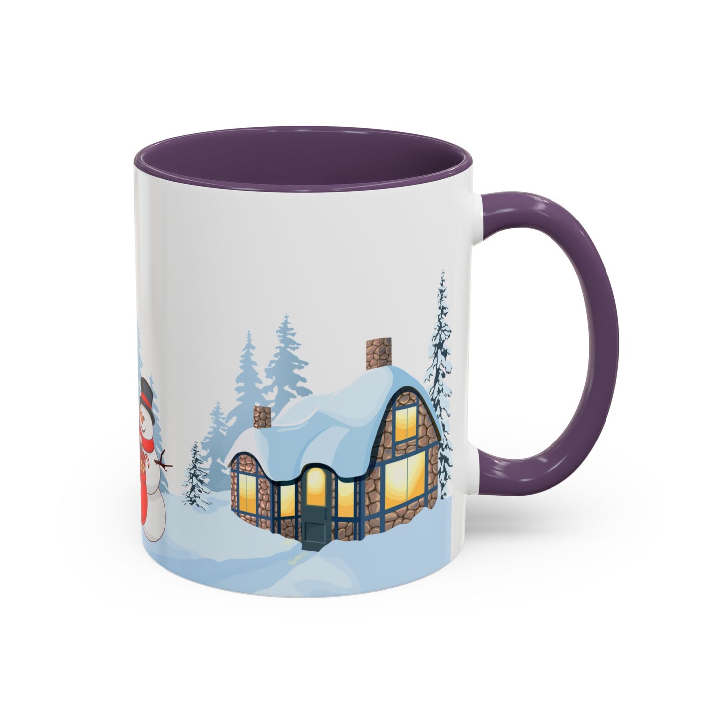 Outdoor Christmas Party - Accent Coffee Mug (11, 15oz) - 10454