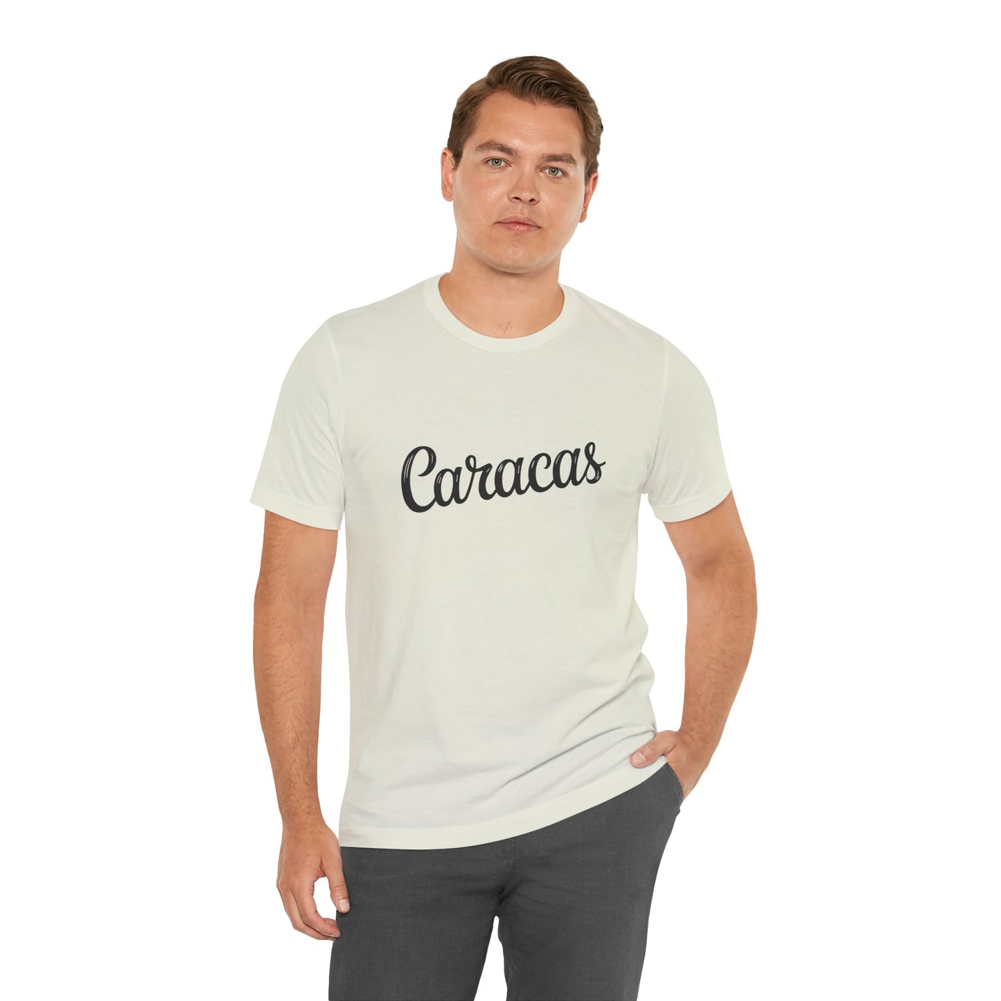 Caracas Unisex Jersey Short Sleeve Tee - Casual Graphic T-Shirt for Everyday Wear - 12270