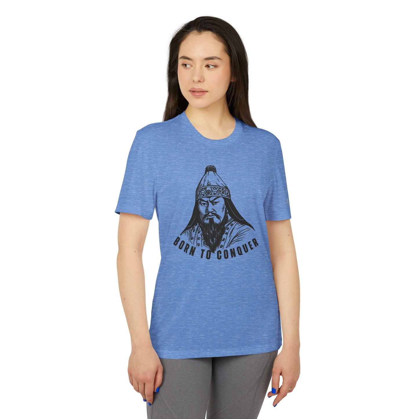 Chinggis Khan, Born To Conquer - Adidas Unisex Sport T-shirt