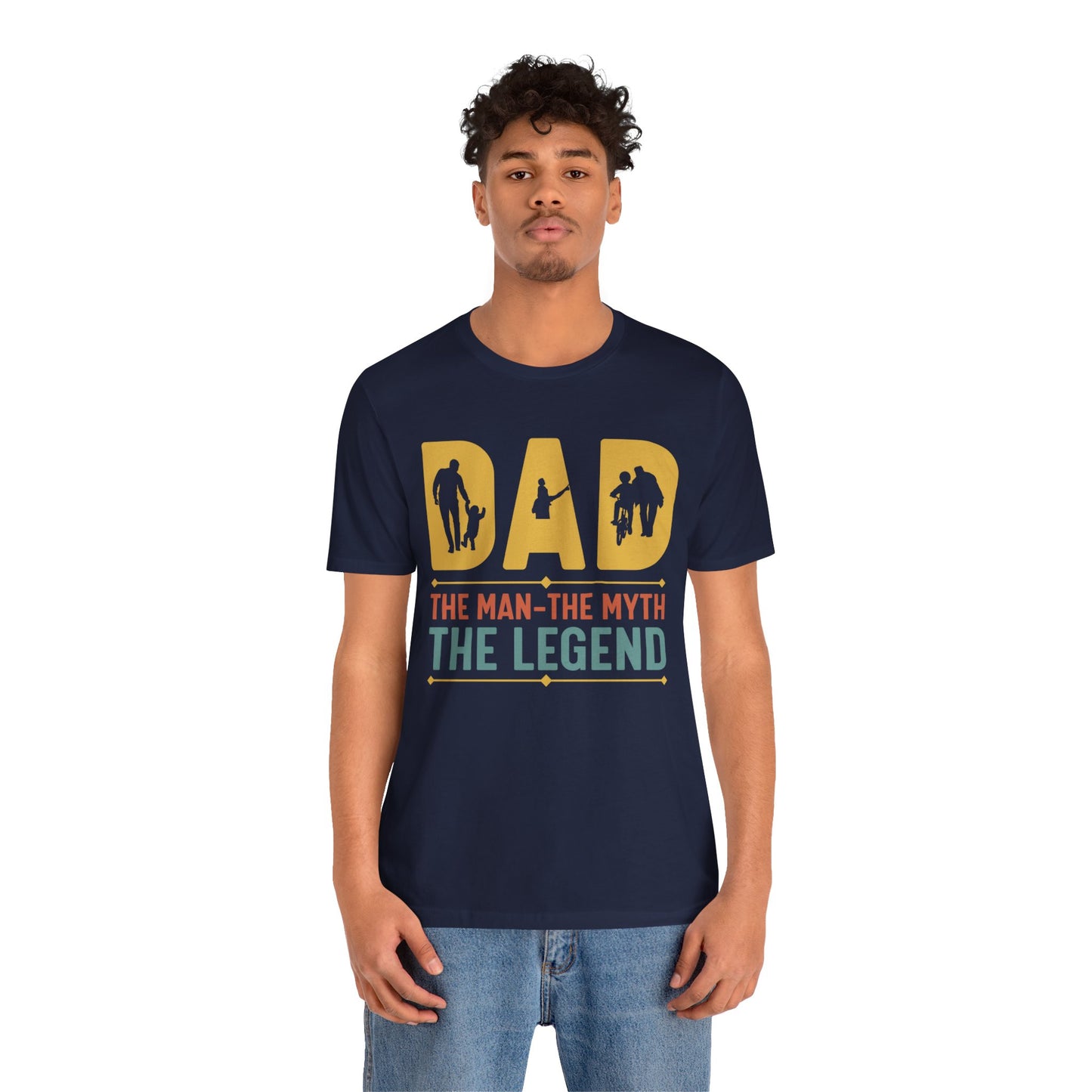 Dad, The Man, The Myth, The Legend - Unisex Jersey Short Sleeve Tee