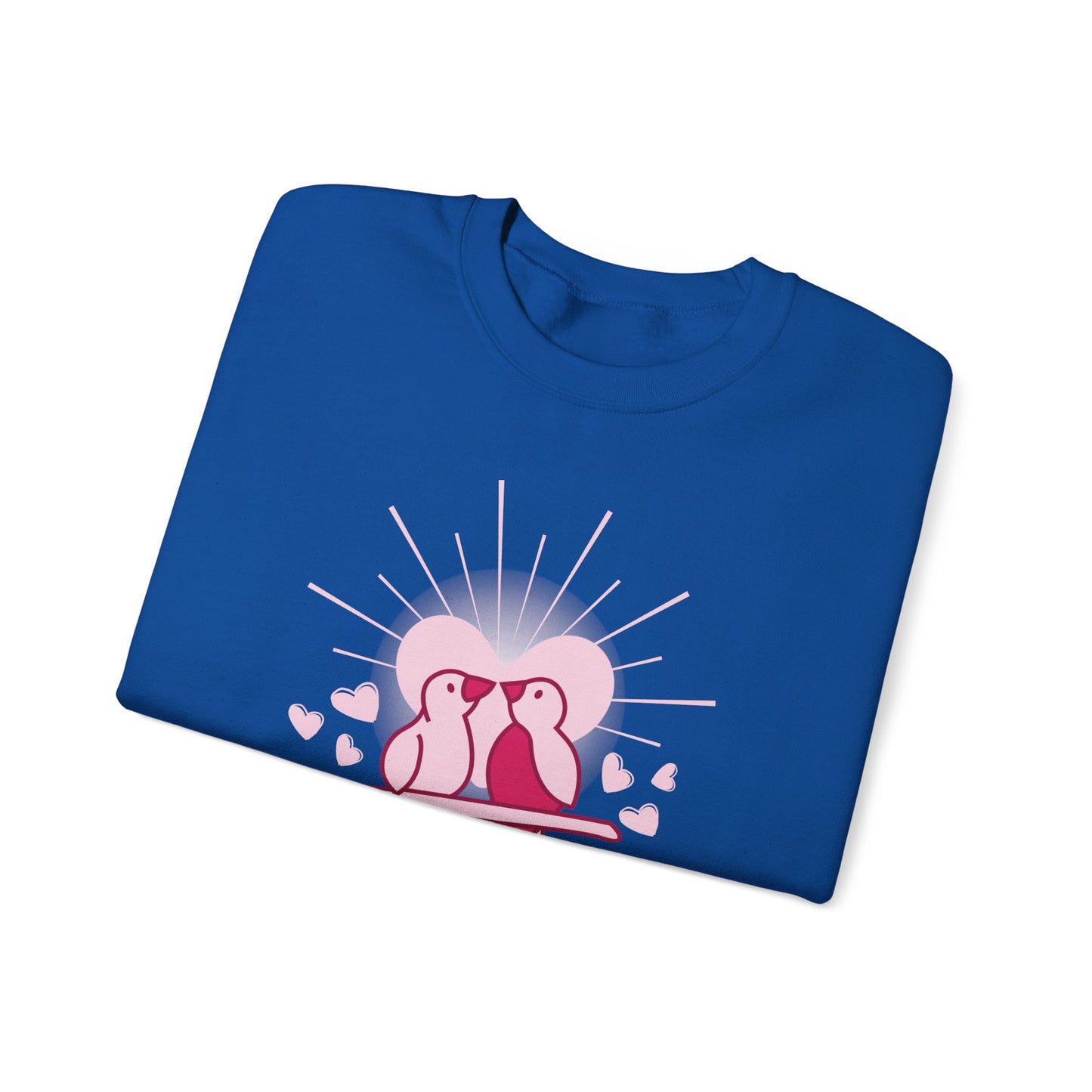 Birds In Love - Unisex Heavy Blend™ Crewneck Sweatshirt - 11555