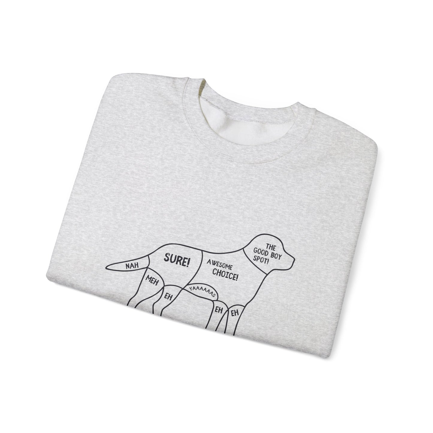 The Good Boy Spot!! - Unisex Heavy Blend™ Crewneck Sweatshirt