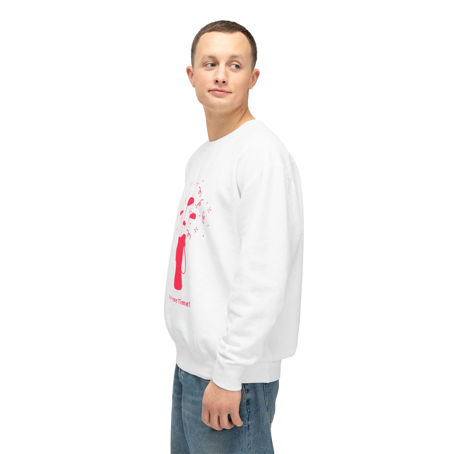 Golf, Per-tee Time! - Unisex Lightweight Crewneck Sweatshirt - 10582