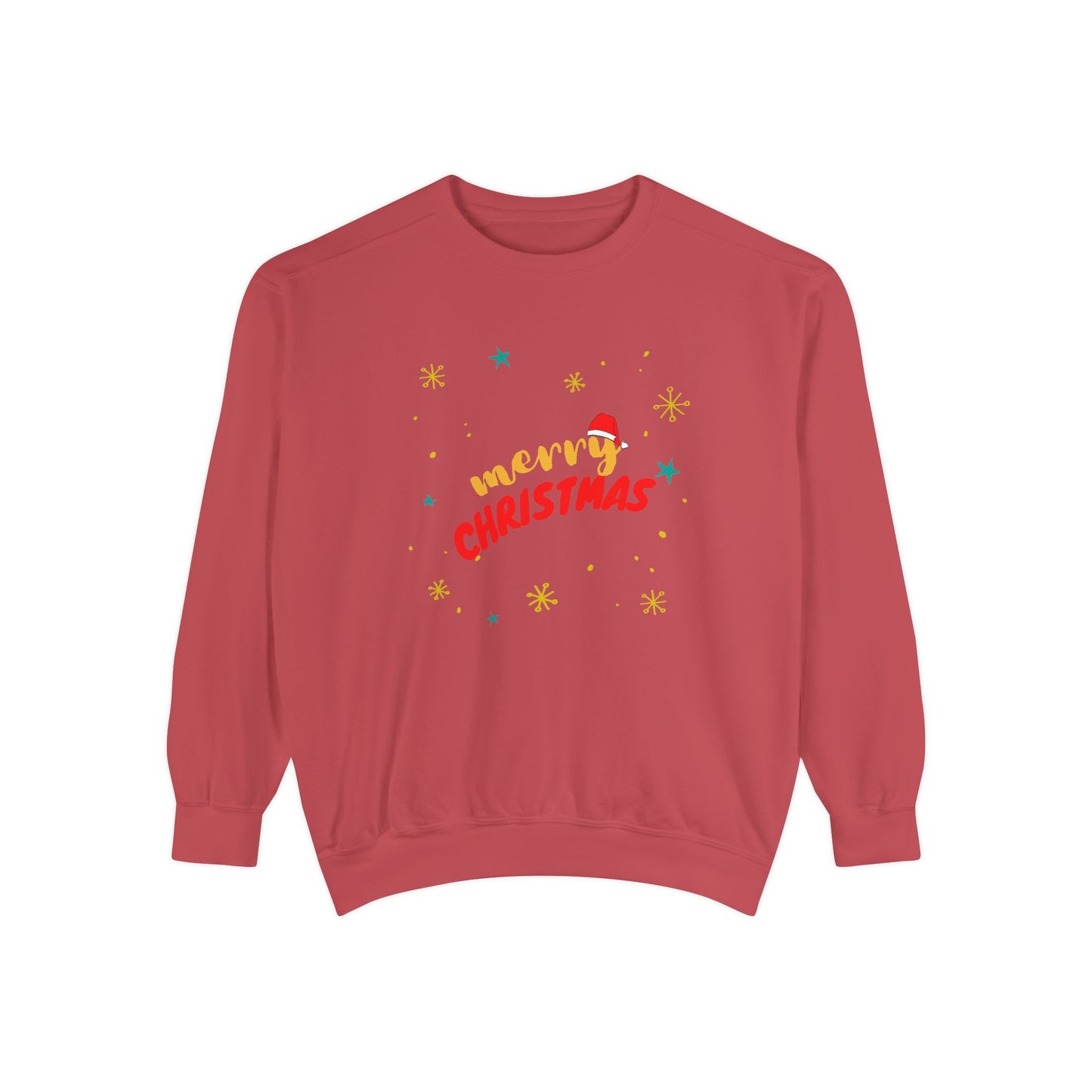 Merry Christmas - Unisex Garment-Dyed Sweatshirt