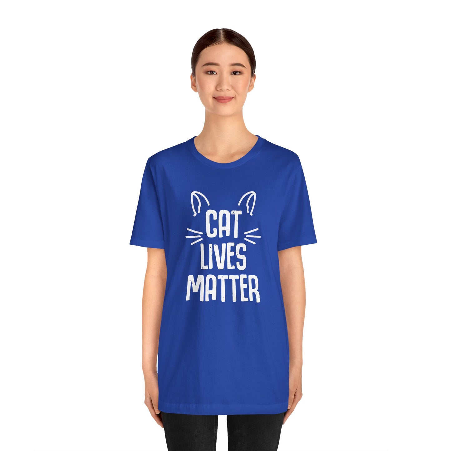 Cat Lives Matter - Unisex Jersey Short Sleeve Tee