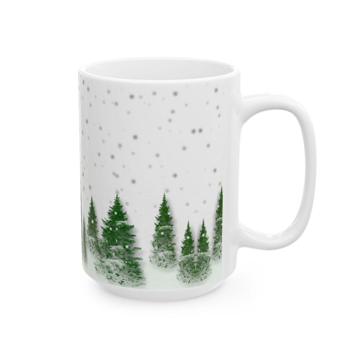 Winter, Forest - Ceramic Mug, (11oz, 15oz) - 10071