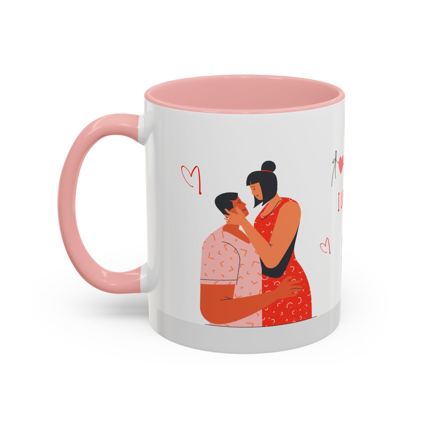 I love You - Accent Coffee Mug (11, 15oz) - 11136