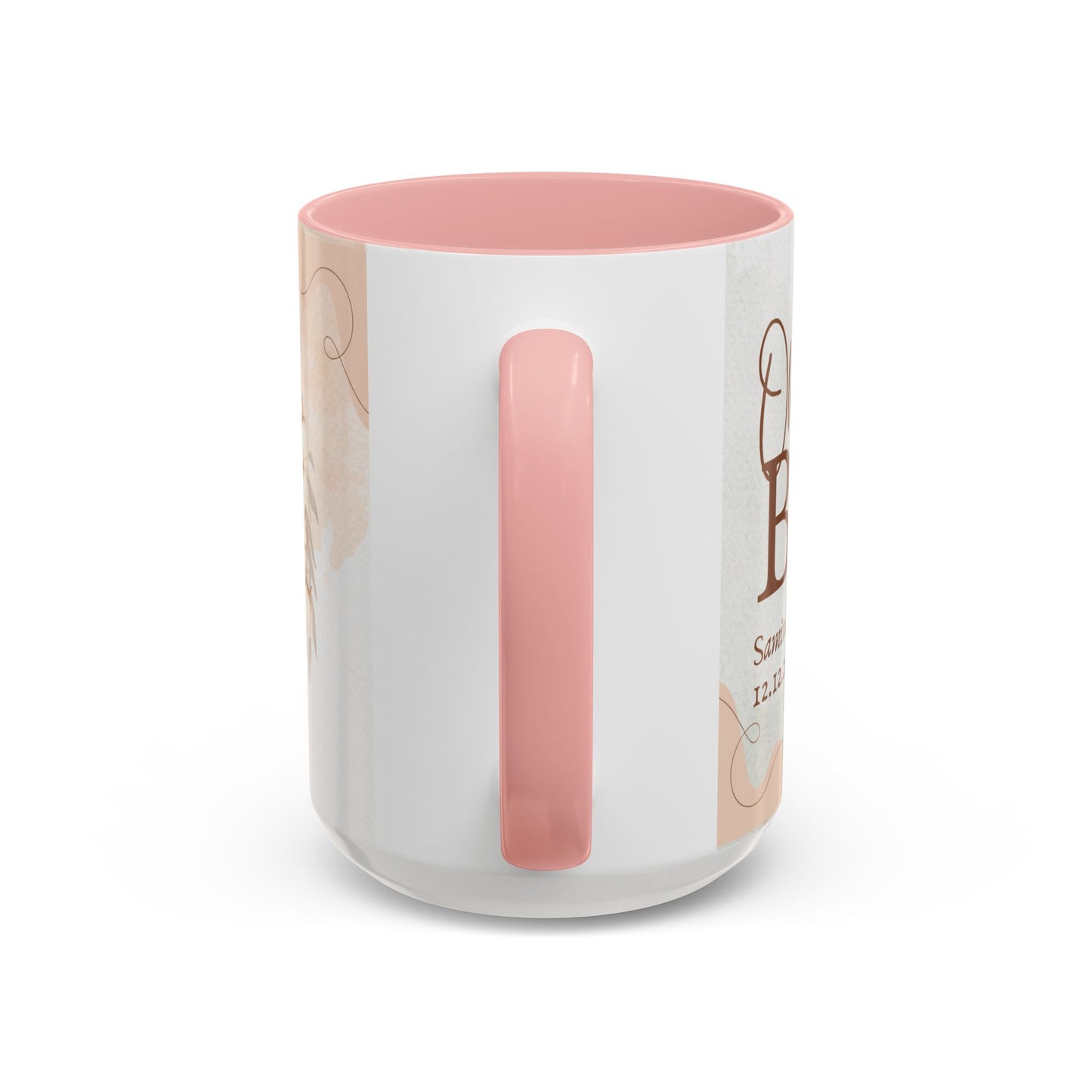 Oh Baby, Samira's Baby Shower, Customizable - Accent Coffee Mug (11, 15oz) - 10882