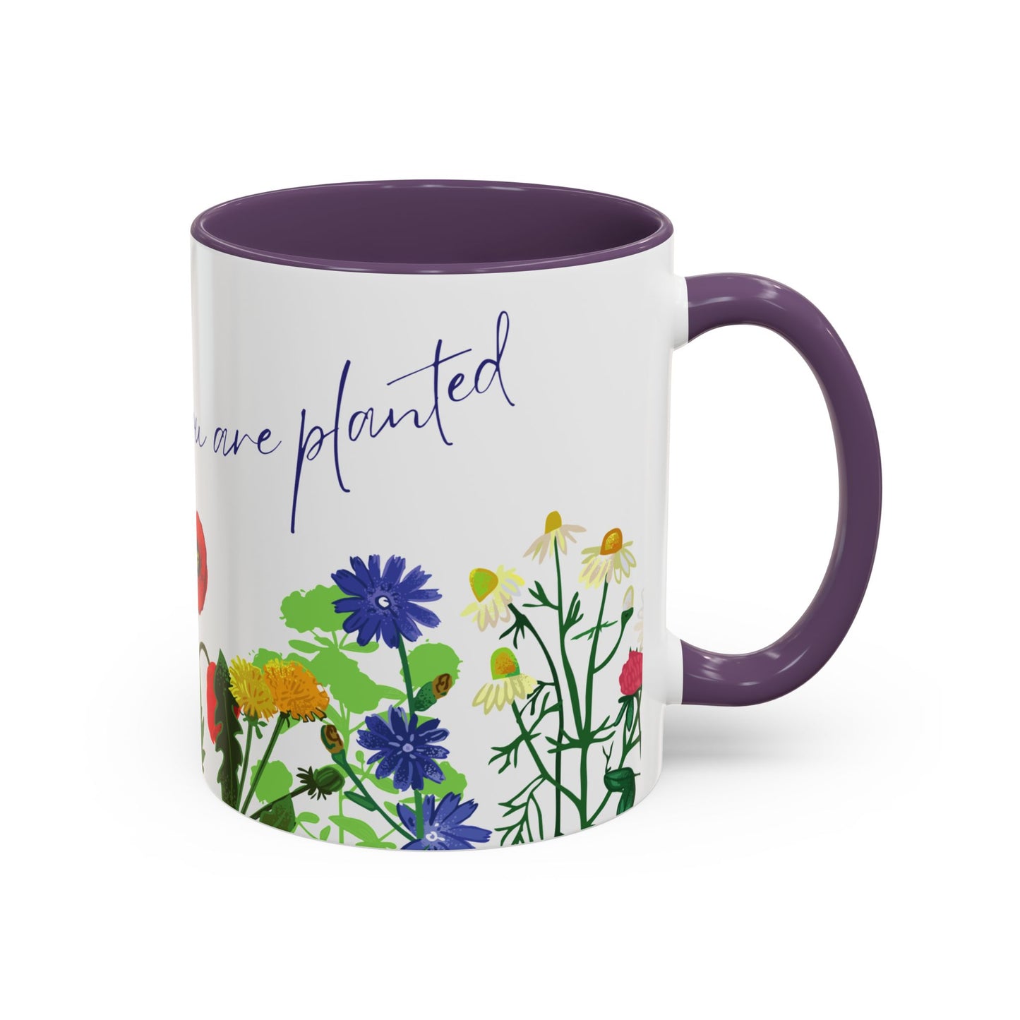 Bloom Where You Are Planted - Accent Coffee Mug (11, 15oz) - 10895