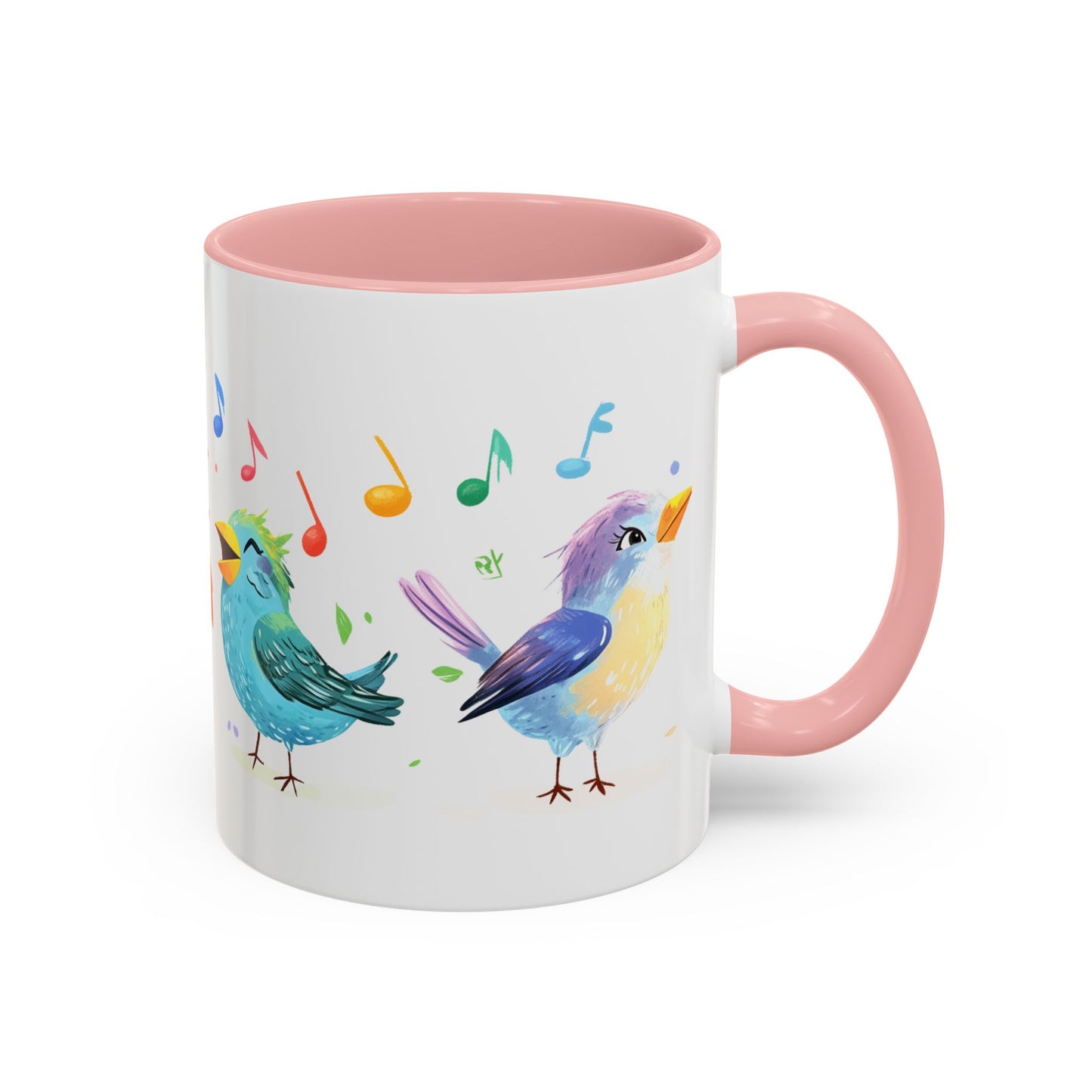 Colorful Birds - Accent Coffee Mug (11, 15oz)