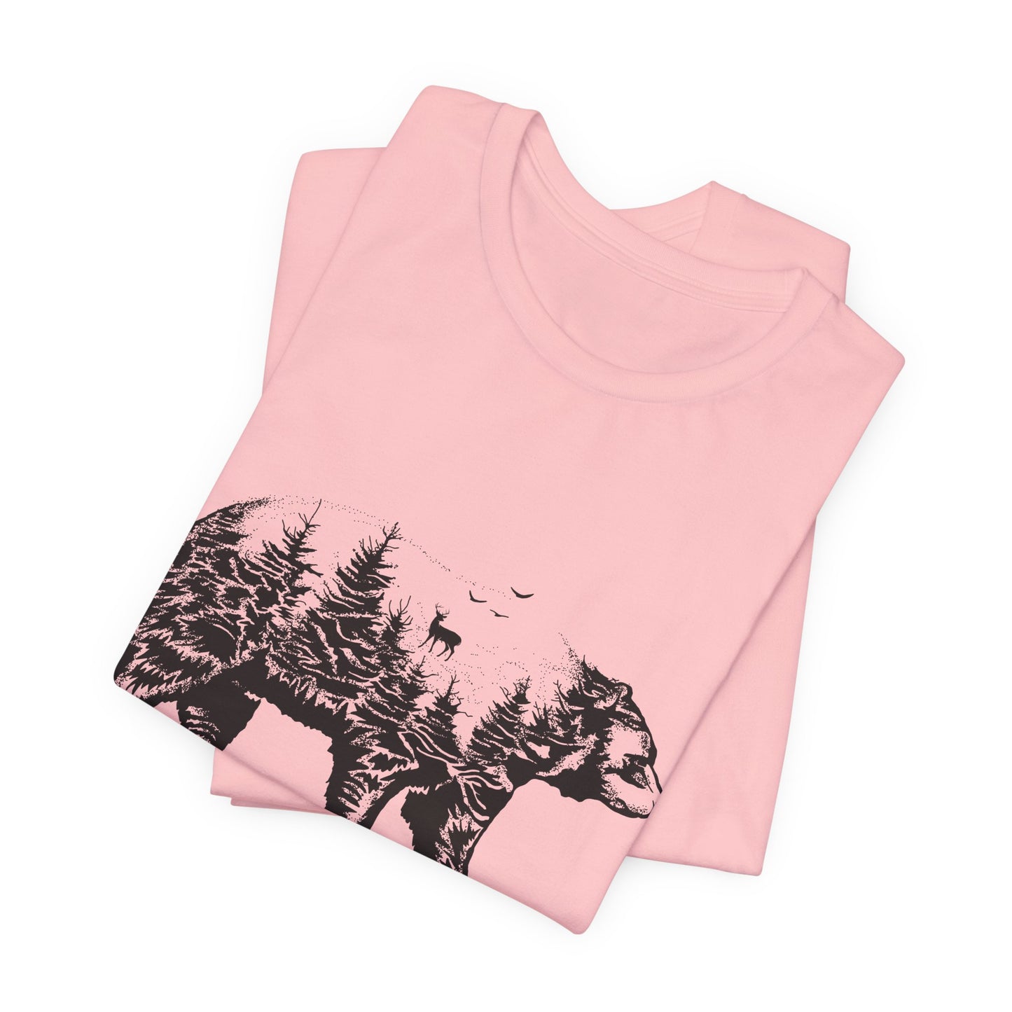 Camping: Bear - Unisex Jersey Short Sleeve Tee