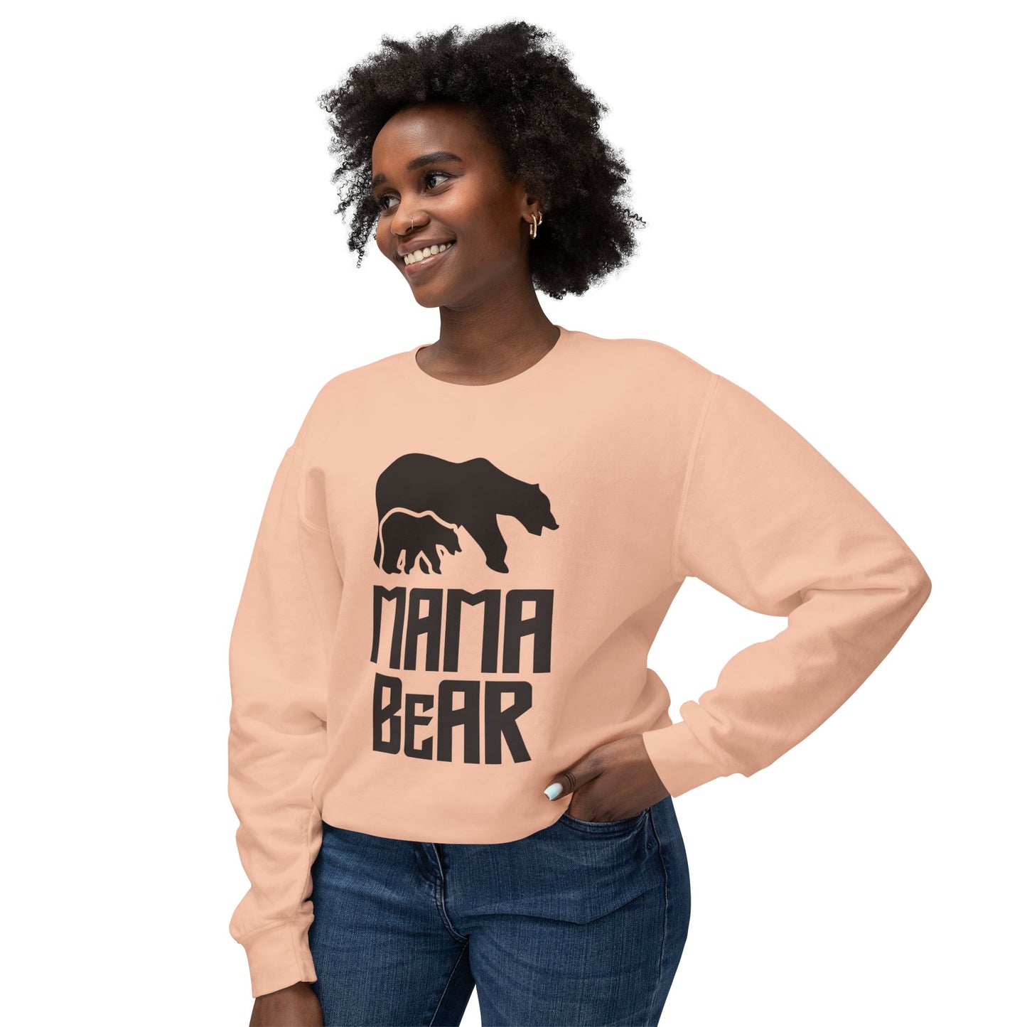 Mama Bear - Unisex Lightweight Crewneck Sweatshirt - 11666