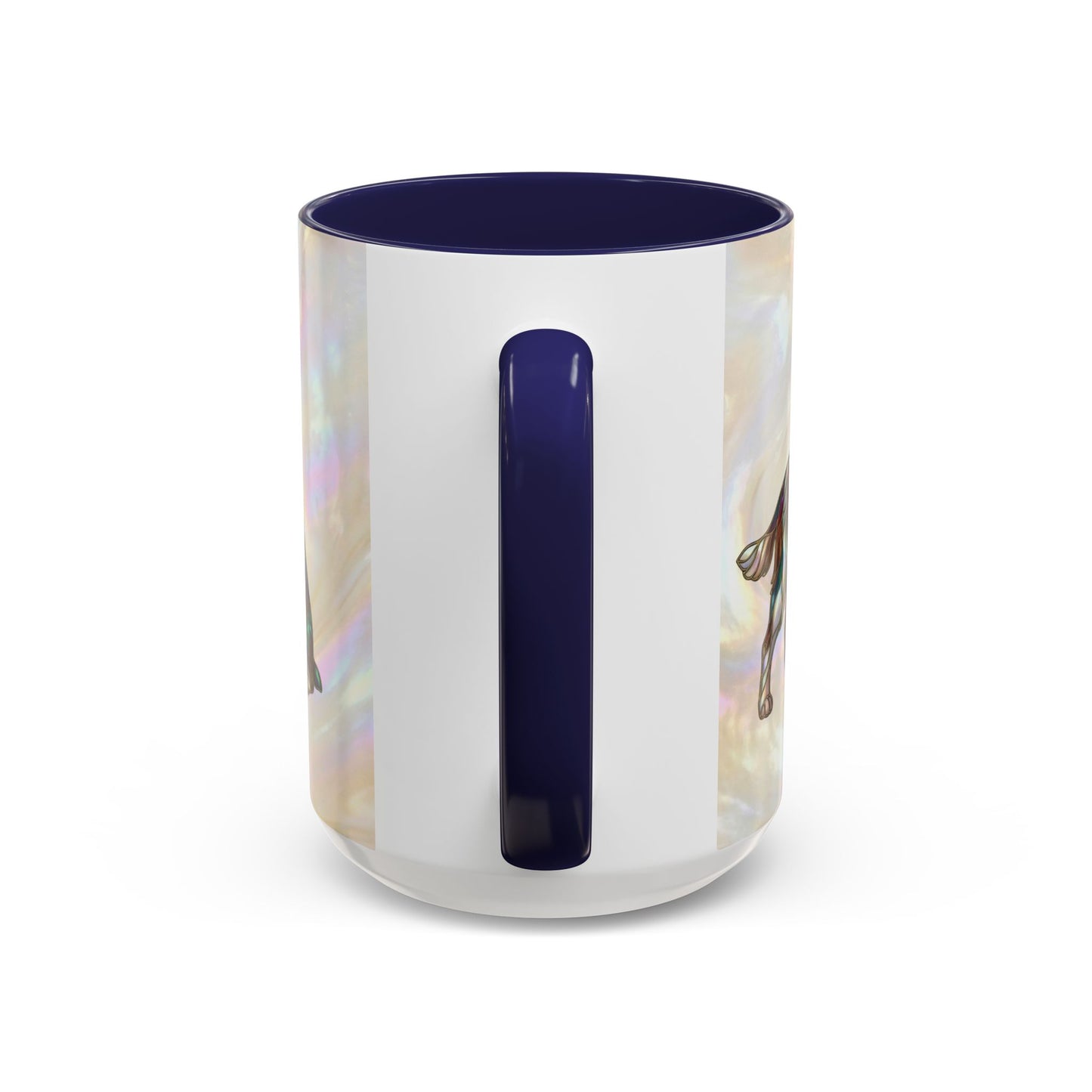 Springer Spaniel Accent Coffee Mug – Stained Glass Design 11/15oz - 14648