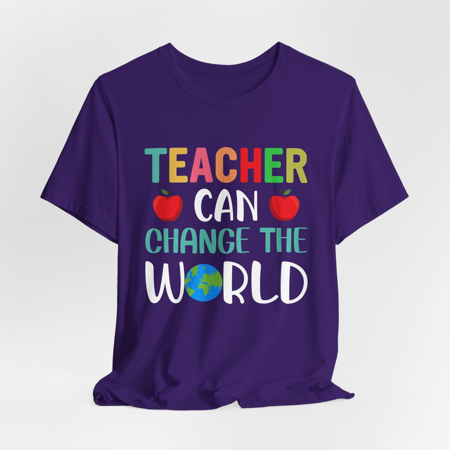 Teacher Can Change The World - Unisex Jersey Short Sleeve Tee - 13474