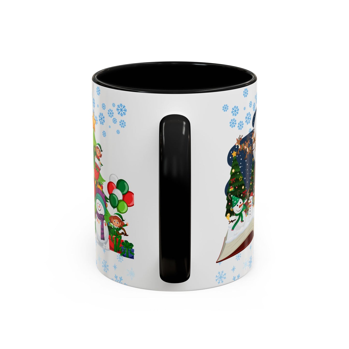 Christmas Letter A for Aaron, Customizable - Accent Coffee Mug (11, 15oz)