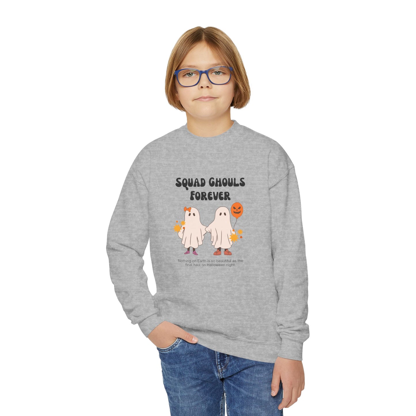 Squad Ghouls Forever - Youth Crewneck Sweatshirt