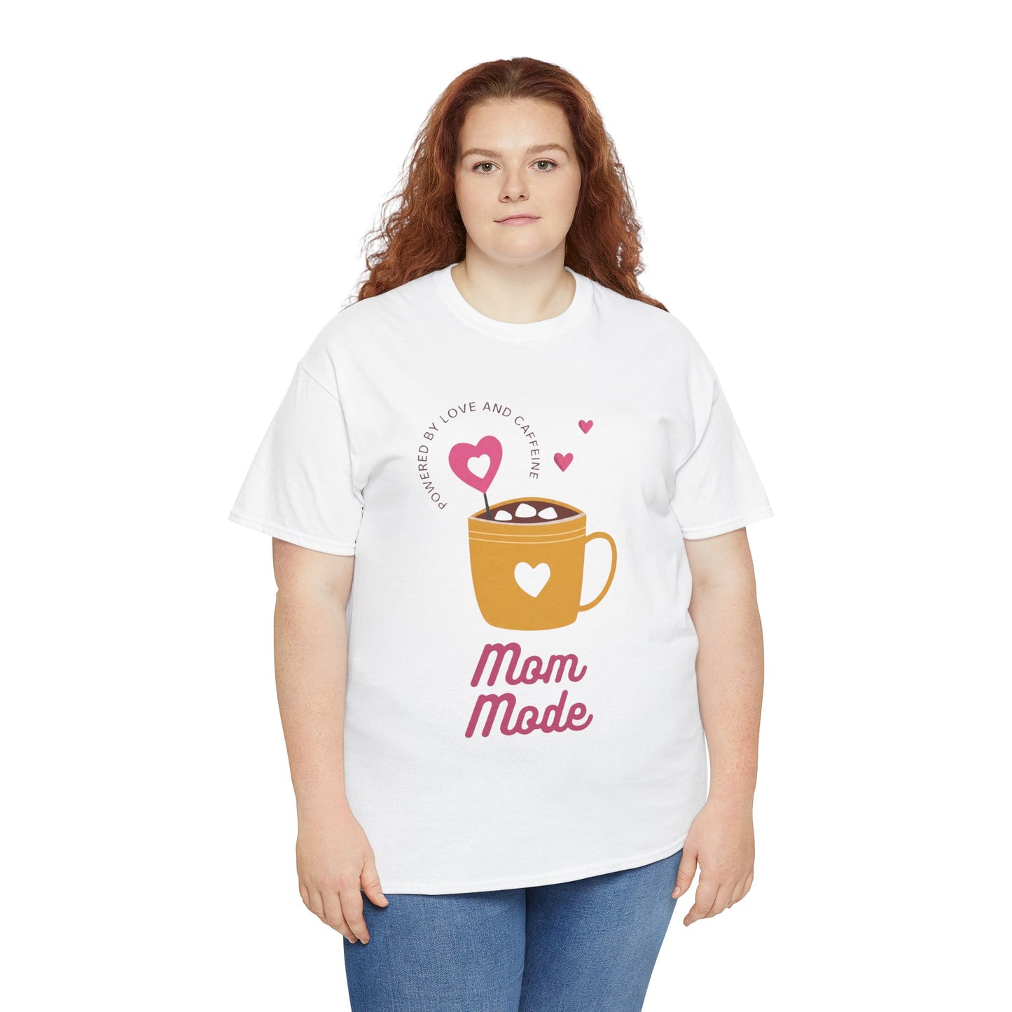 Mom Mode T‑Shirt – Cute Coffee Mug Graphic Tee for Moms (Mom Mode) - 14880