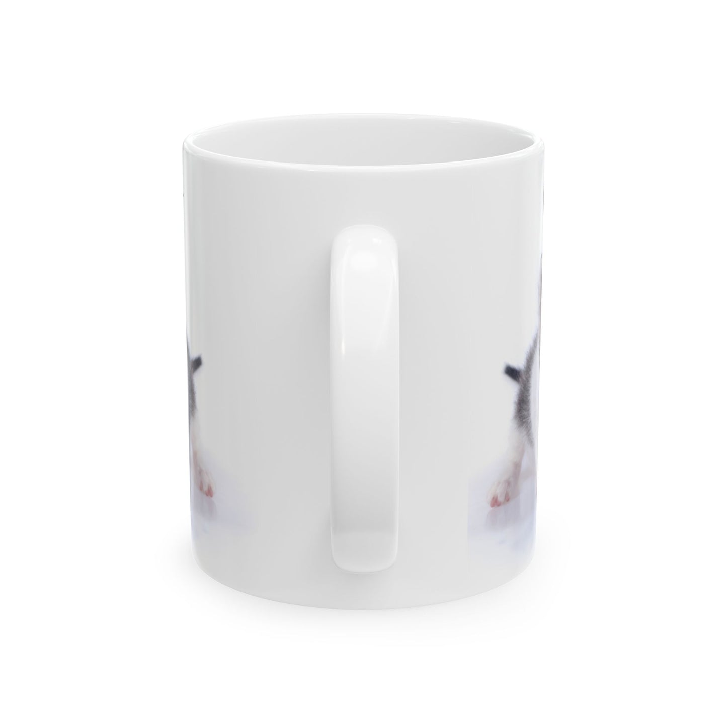 Cute Cat Ceramic Mug - Perfect Gift for Cat Lovers, Coffee Lovers, Animal Lovers, Pet Owners, Birthday, Holiday! - 14196