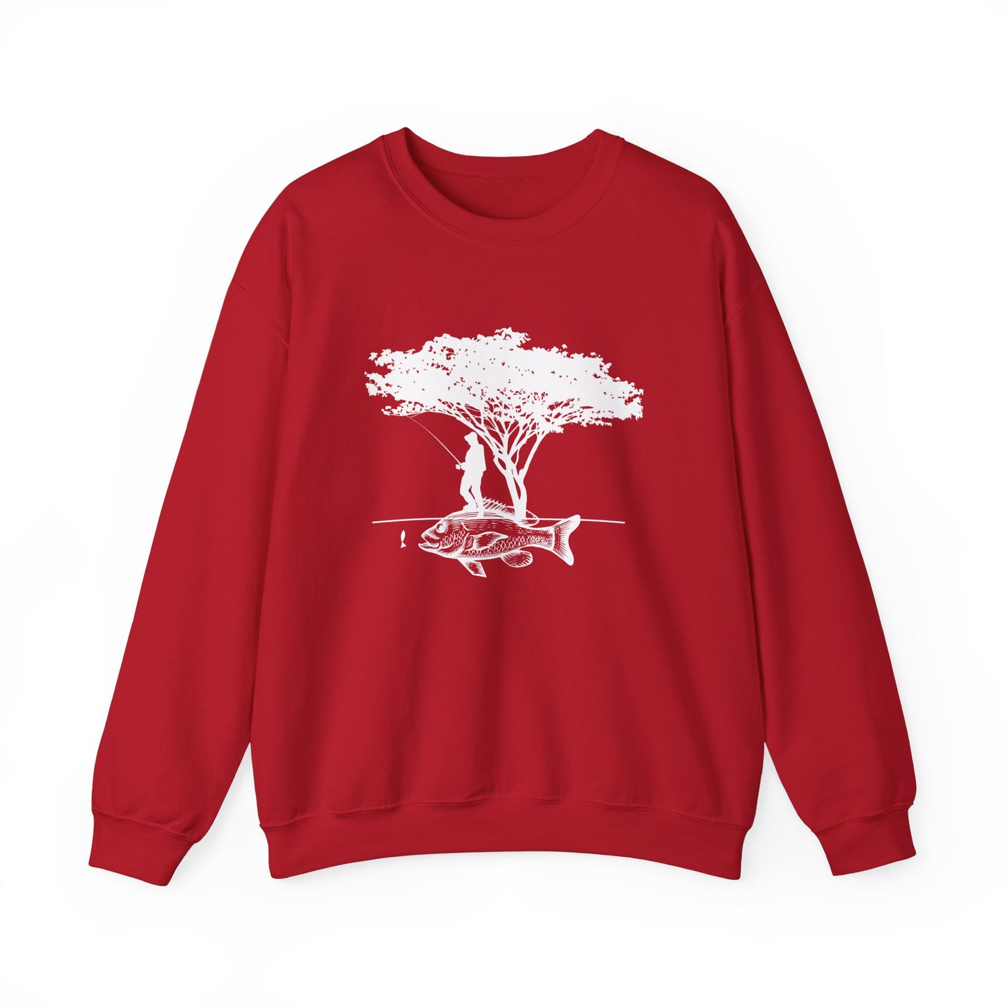 Fishing - Unisex Heavy Blend™ Crewneck Sweatshirt